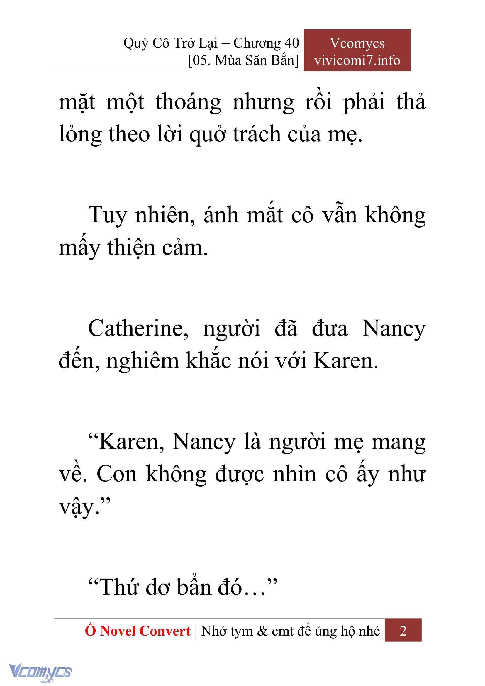 [Novel] Quý Cô Trở Lại Chapter 40 - Trang 5