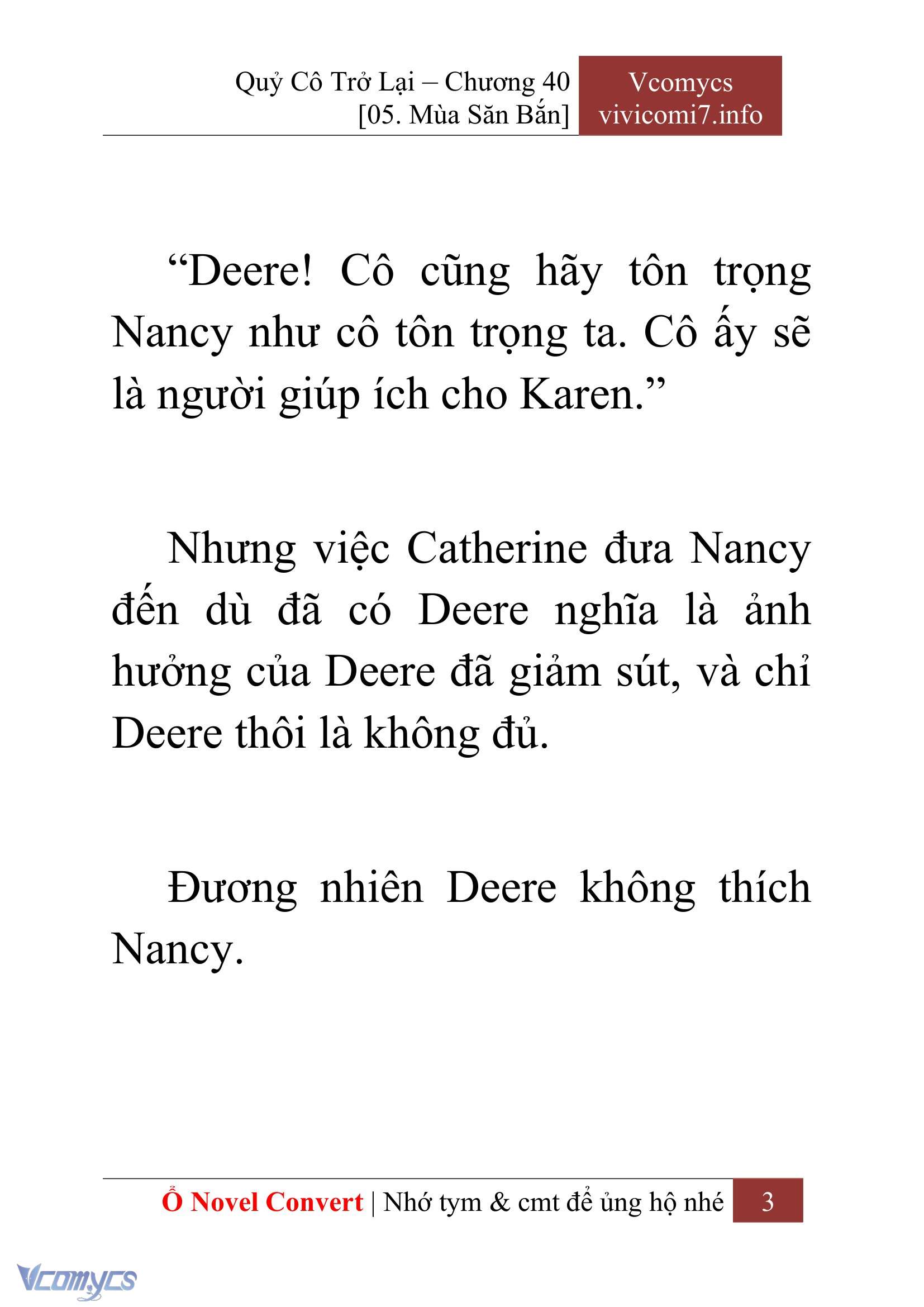 [Novel] Quý Cô Trở Lại Chapter 40 - Trang 6