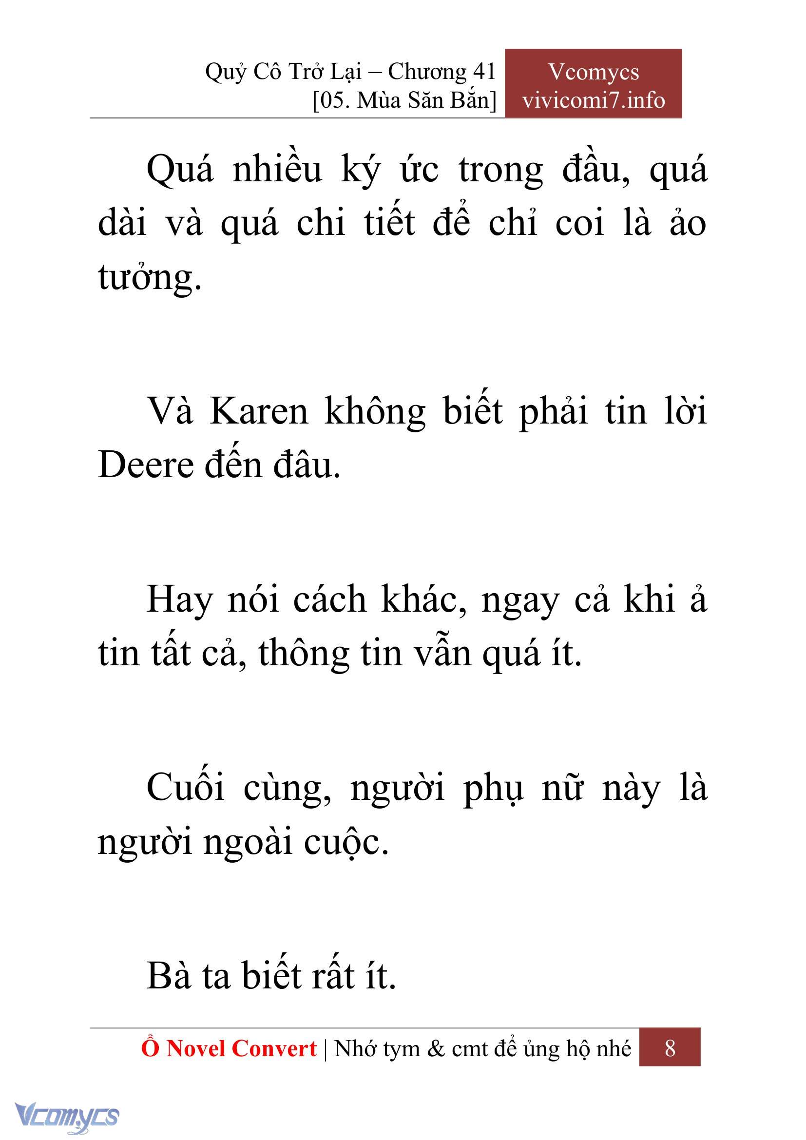 [Novel] Quý Cô Trở Lại Chapter 41 - Trang 11