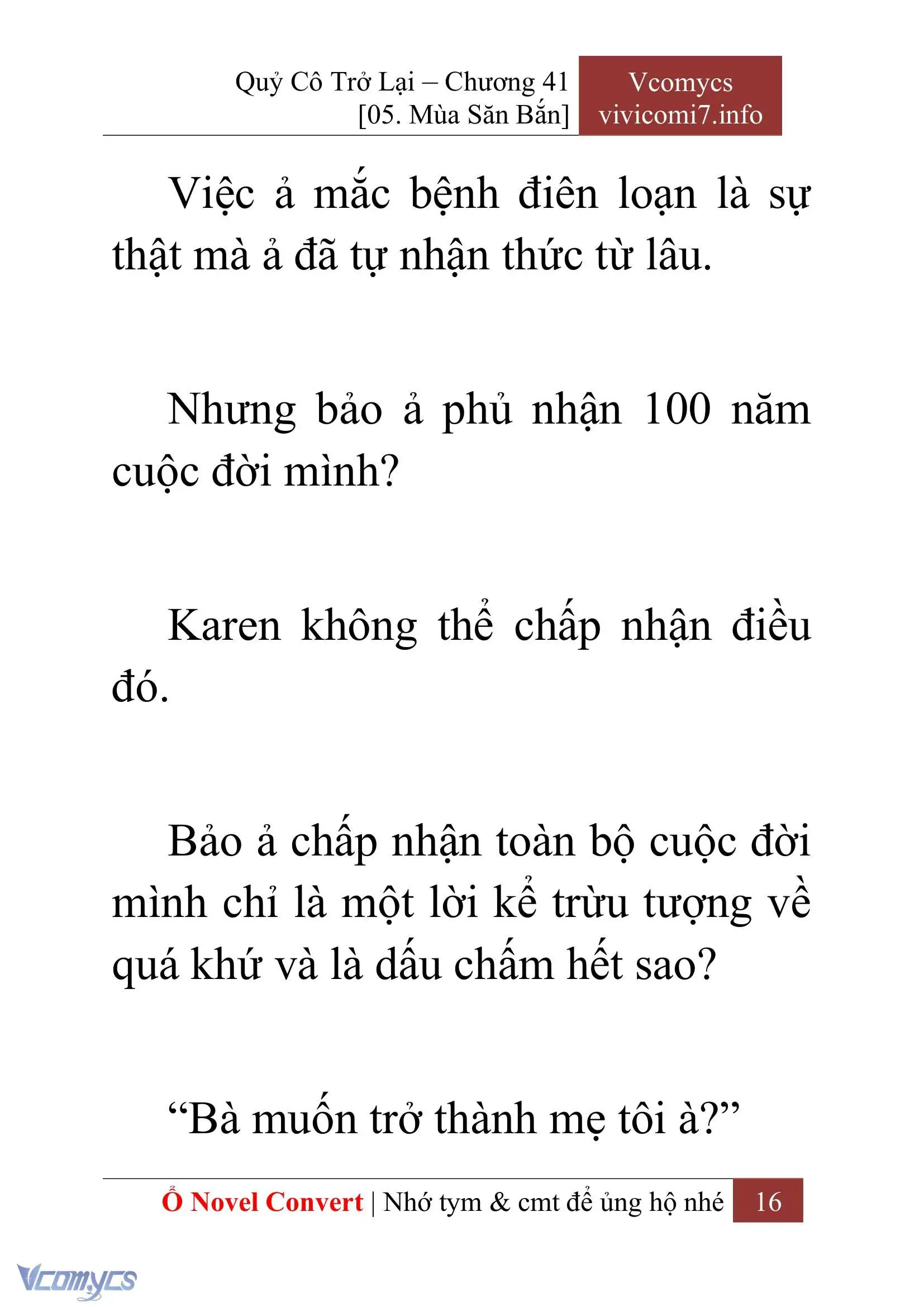 [Novel] Quý Cô Trở Lại Chapter 41 - Trang 19