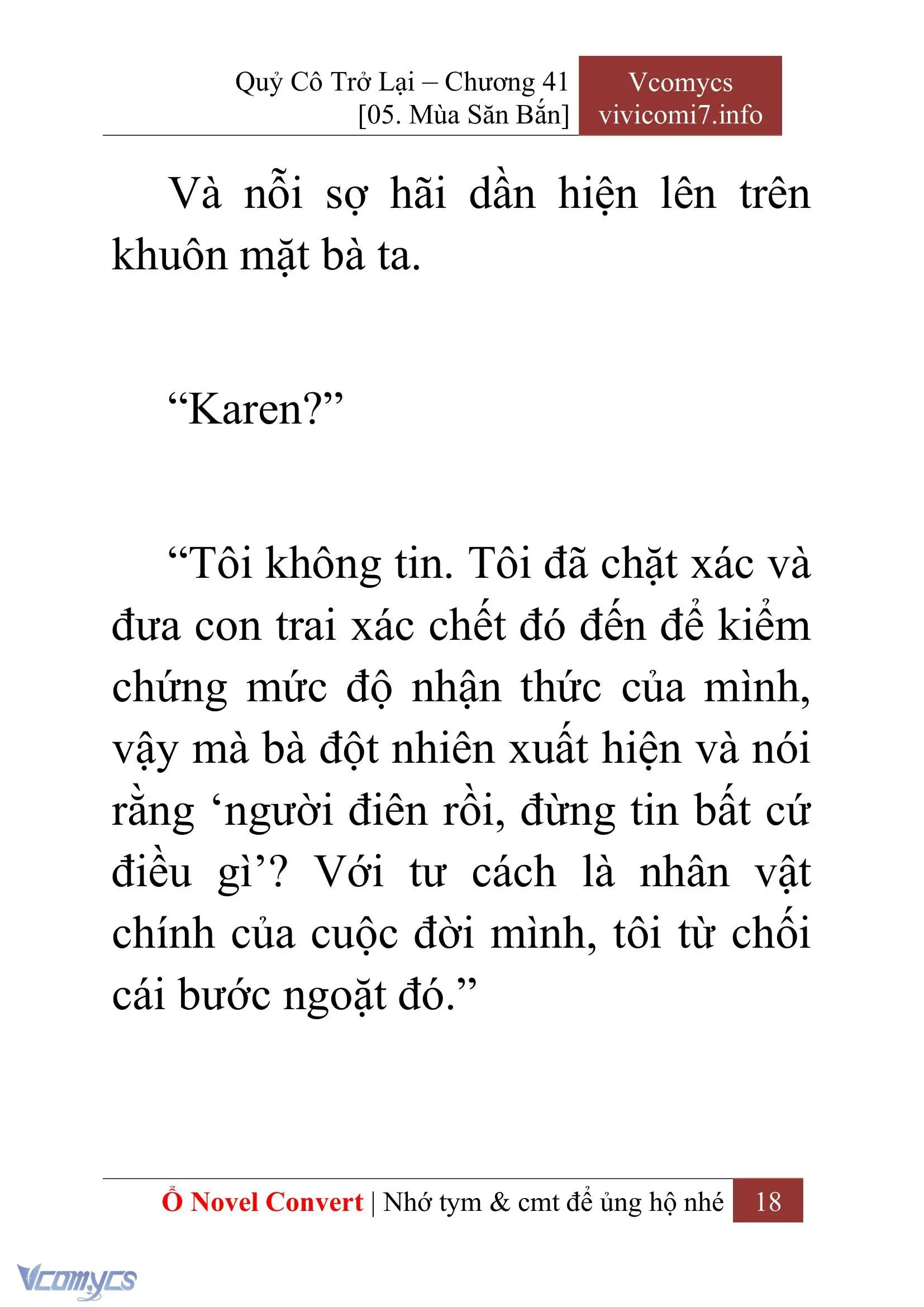 [Novel] Quý Cô Trở Lại Chapter 41 - Trang 21