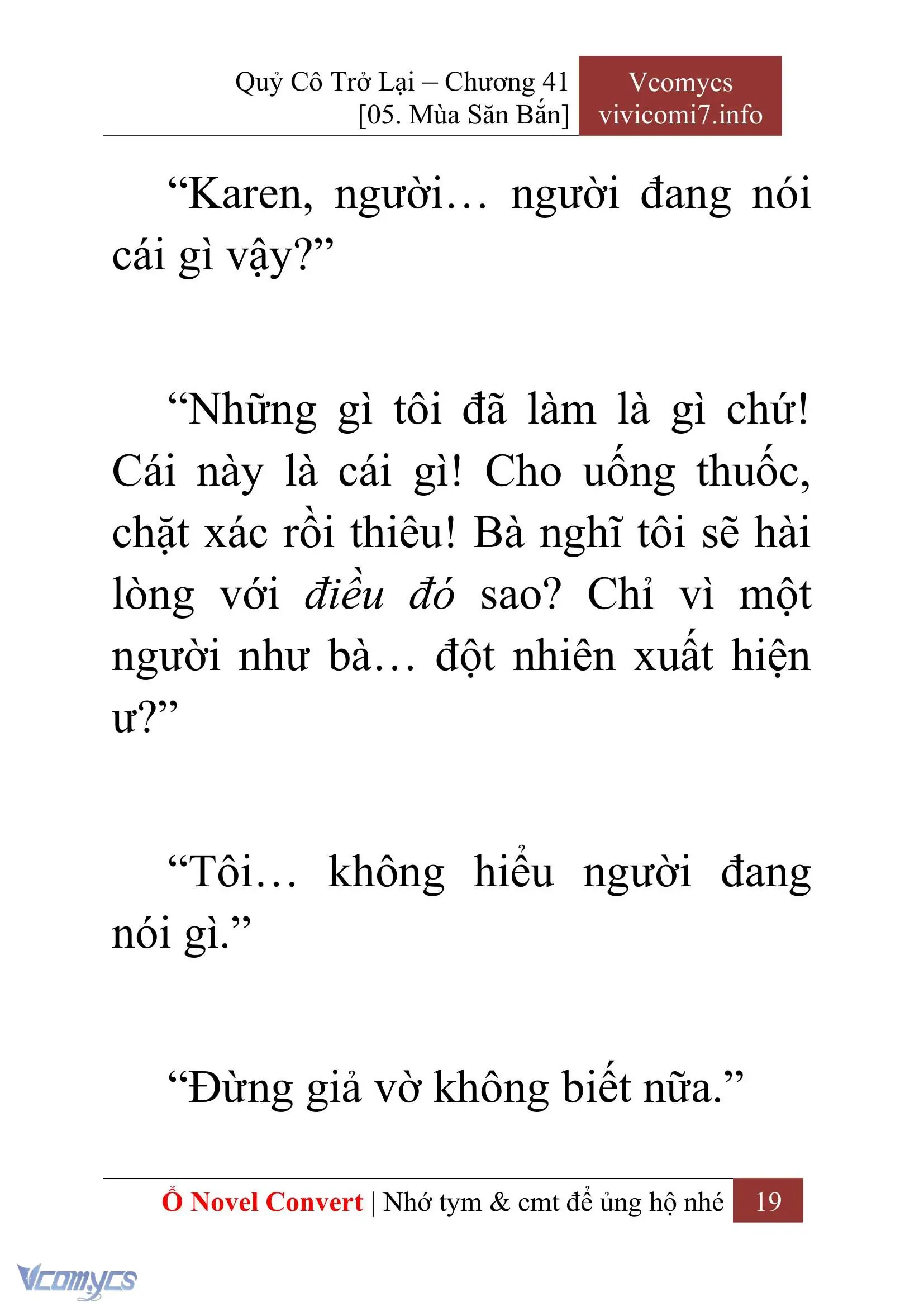 [Novel] Quý Cô Trở Lại Chapter 41 - Trang 22