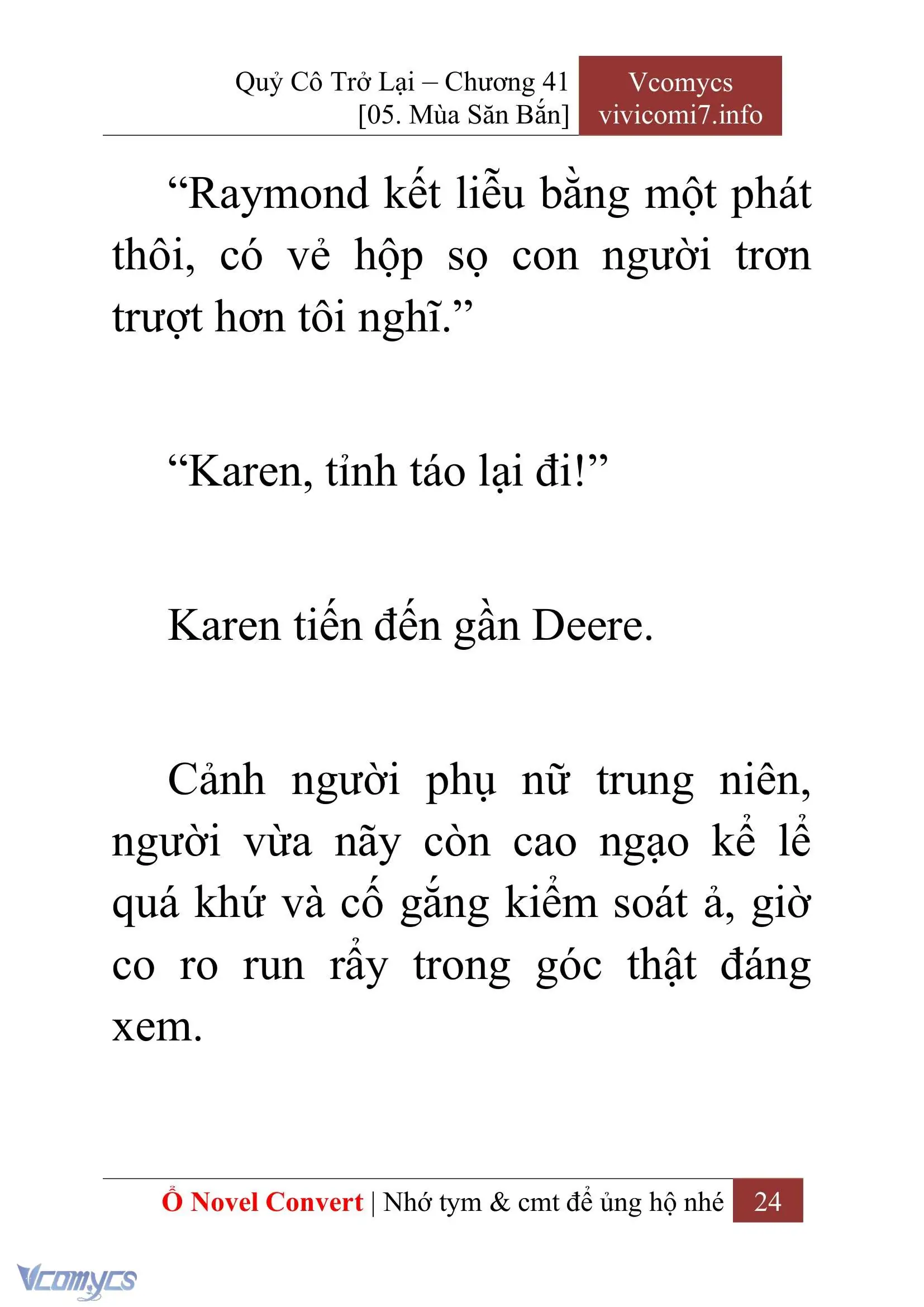[Novel] Quý Cô Trở Lại Chapter 41 - Trang 27
