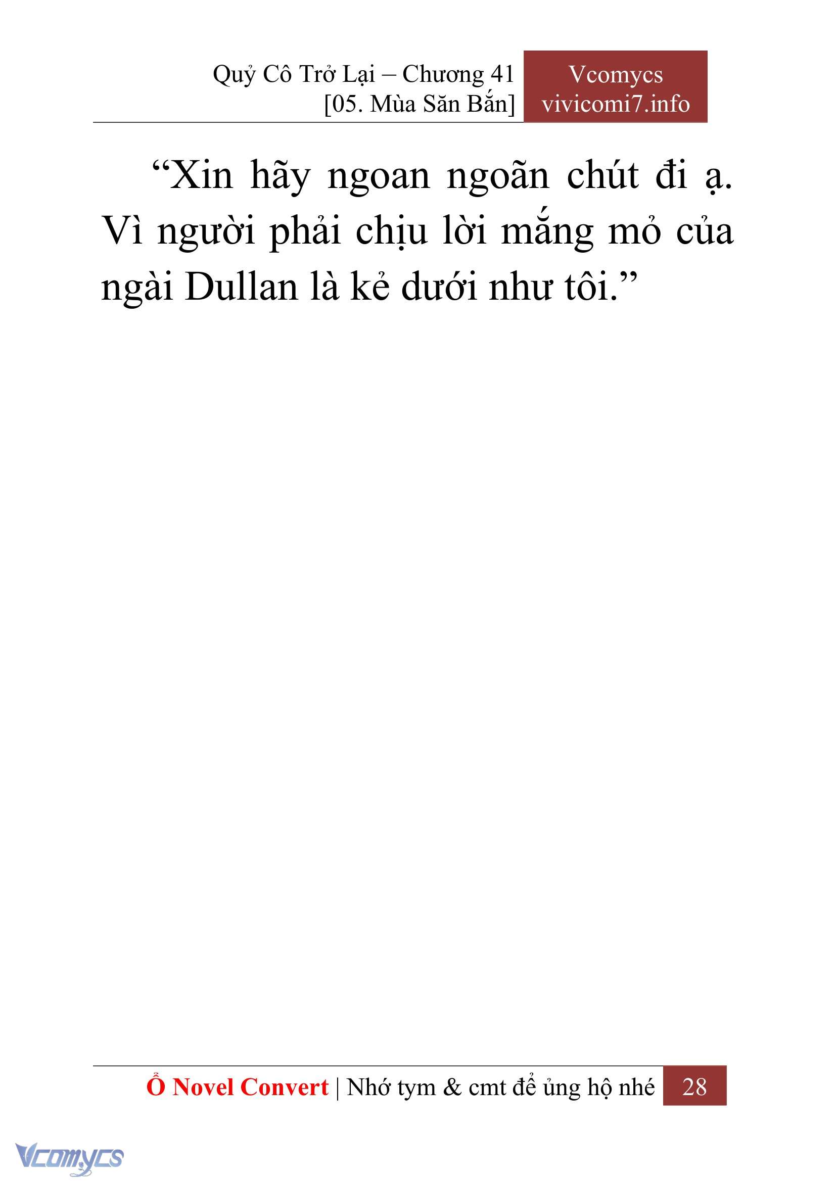 [Novel] Quý Cô Trở Lại Chapter 41 - Trang 31