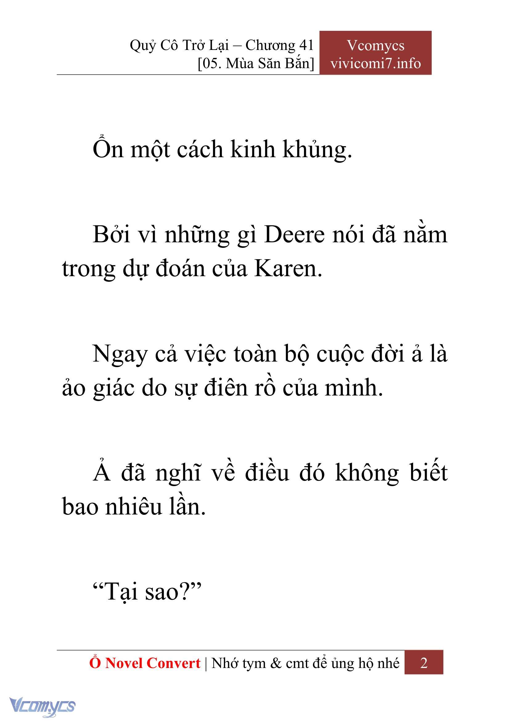 [Novel] Quý Cô Trở Lại Chapter 41 - Trang 5