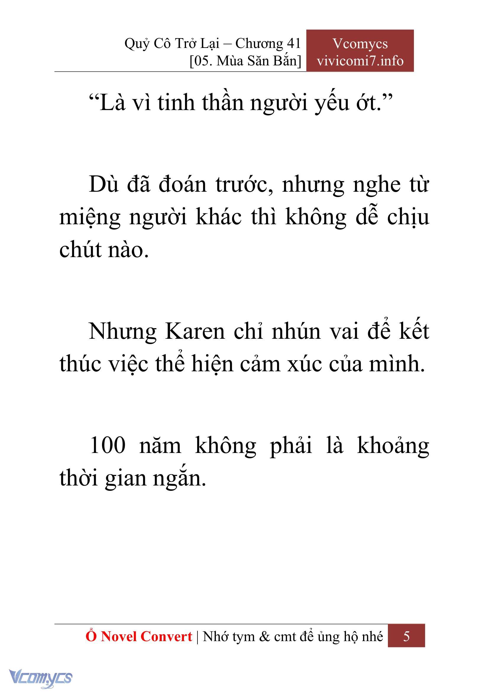 [Novel] Quý Cô Trở Lại Chapter 41 - Trang 8