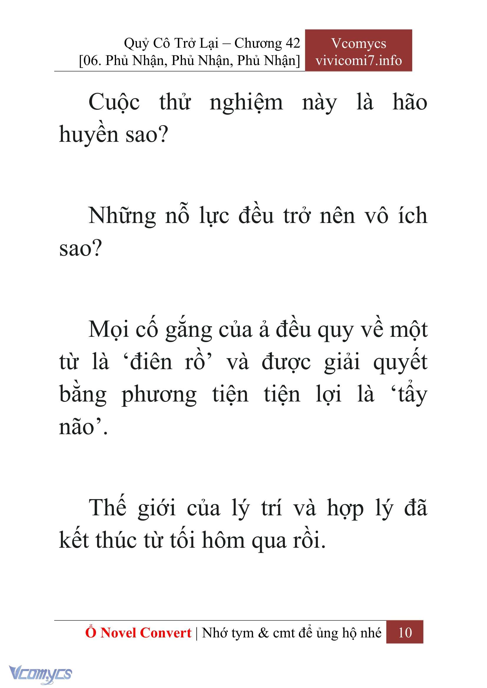 [Novel] Quý Cô Trở Lại Chapter 42 - Trang 13