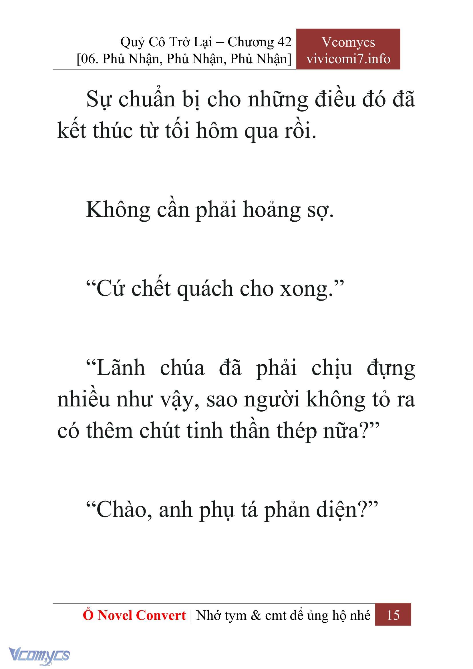 [Novel] Quý Cô Trở Lại Chapter 42 - Trang 18