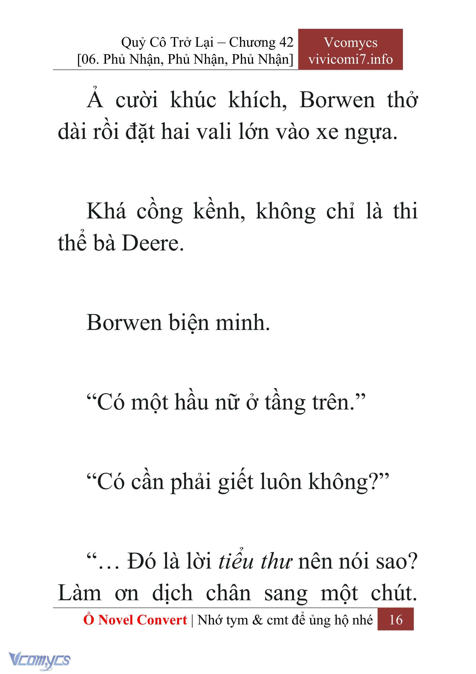 [Novel] Quý Cô Trở Lại Chapter 42 - Trang 19