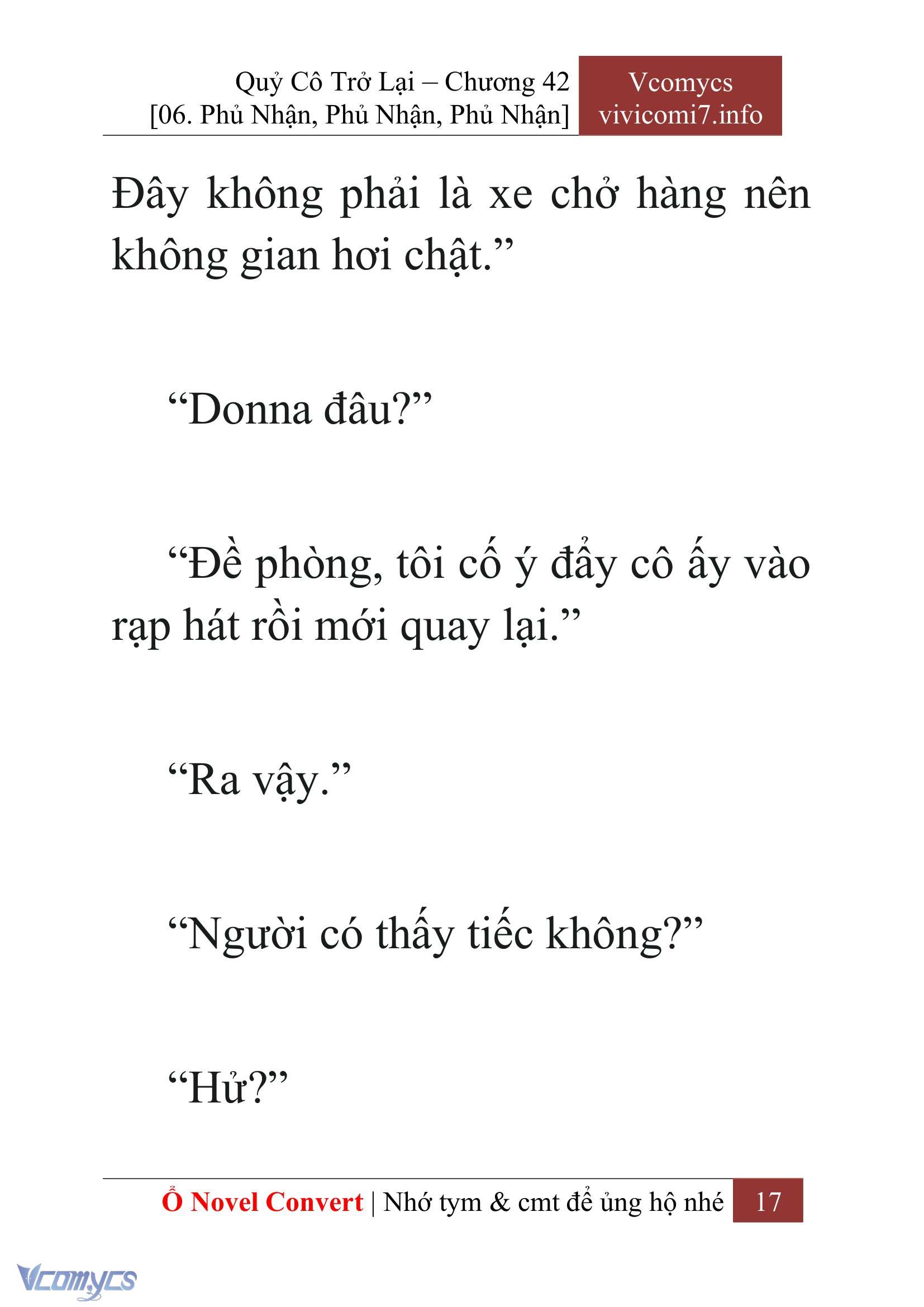 [Novel] Quý Cô Trở Lại Chapter 42 - Trang 20