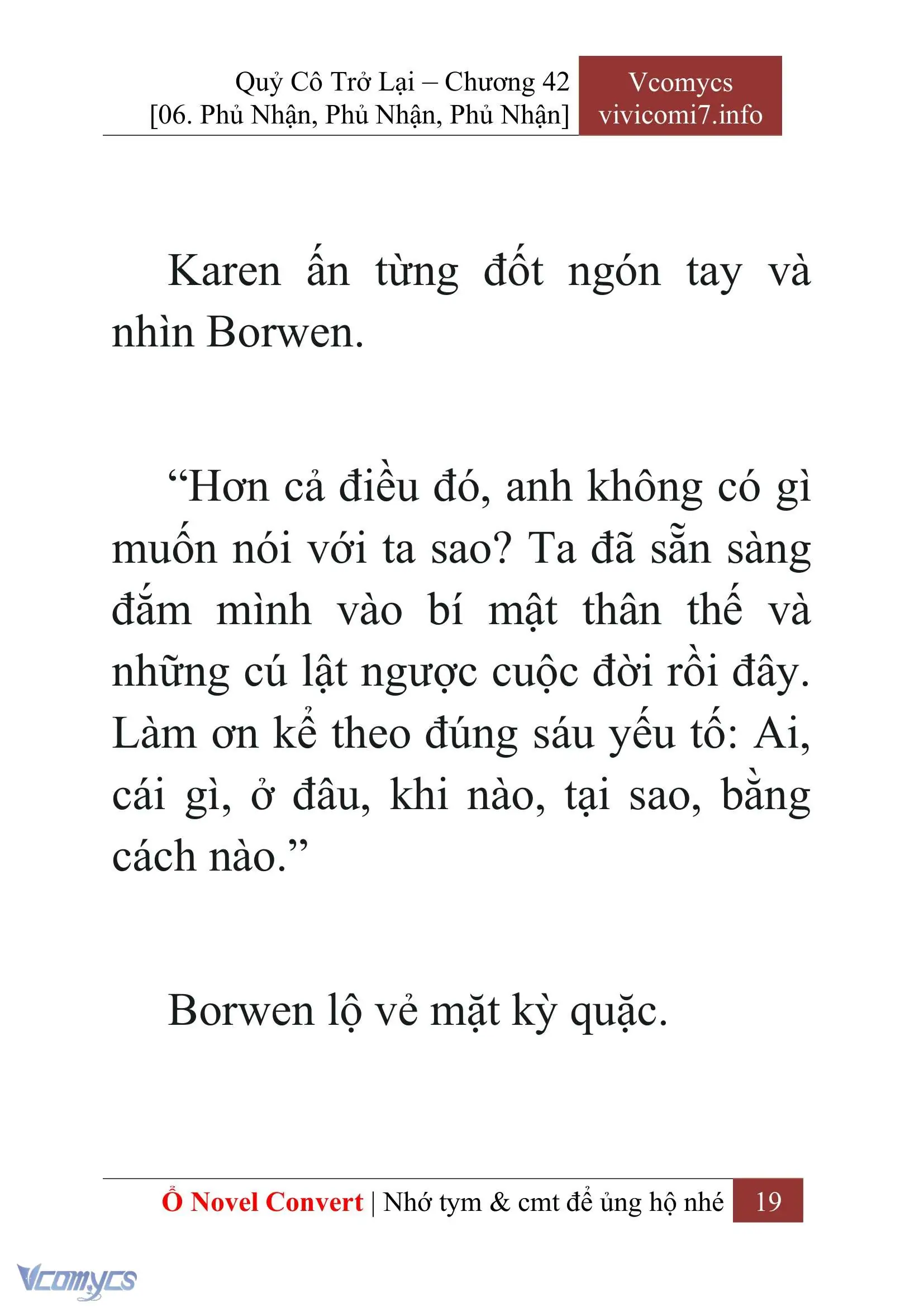 [Novel] Quý Cô Trở Lại Chapter 42 - Trang 22