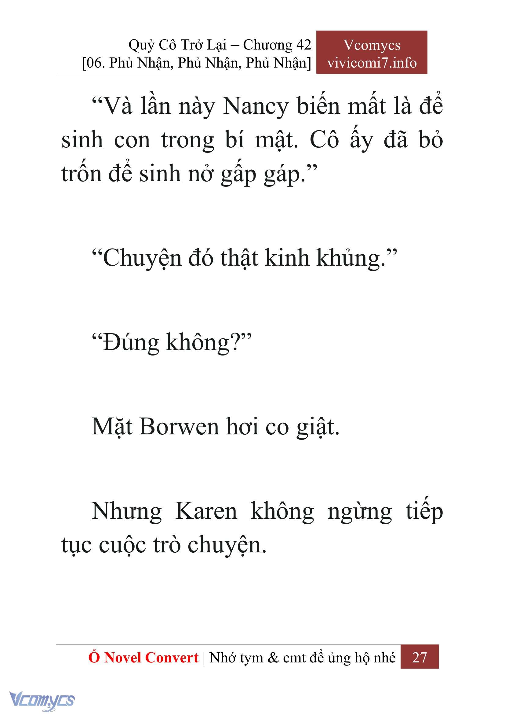 [Novel] Quý Cô Trở Lại Chapter 42 - Trang 30