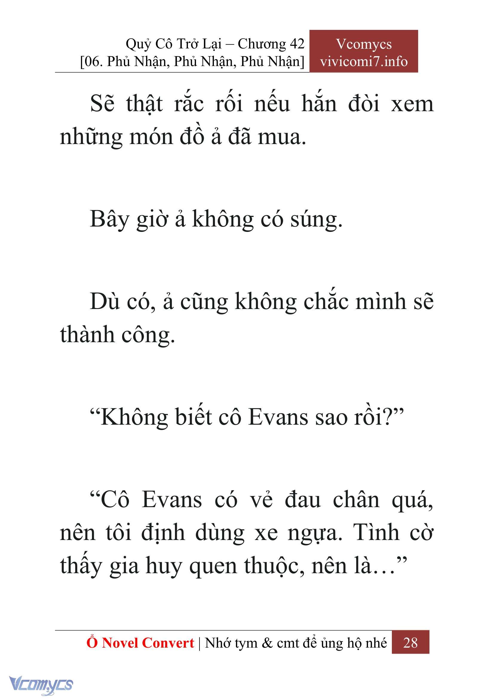 [Novel] Quý Cô Trở Lại Chapter 42 - Trang 31