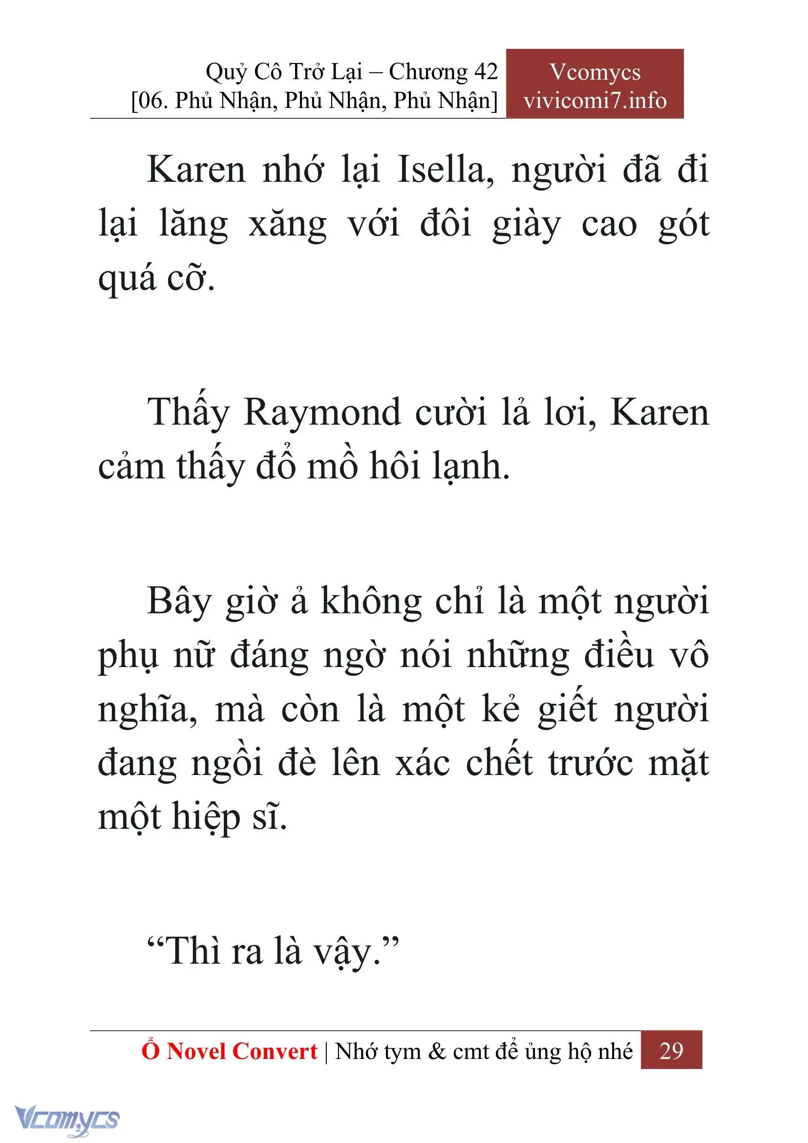 [Novel] Quý Cô Trở Lại Chapter 42 - Trang 32