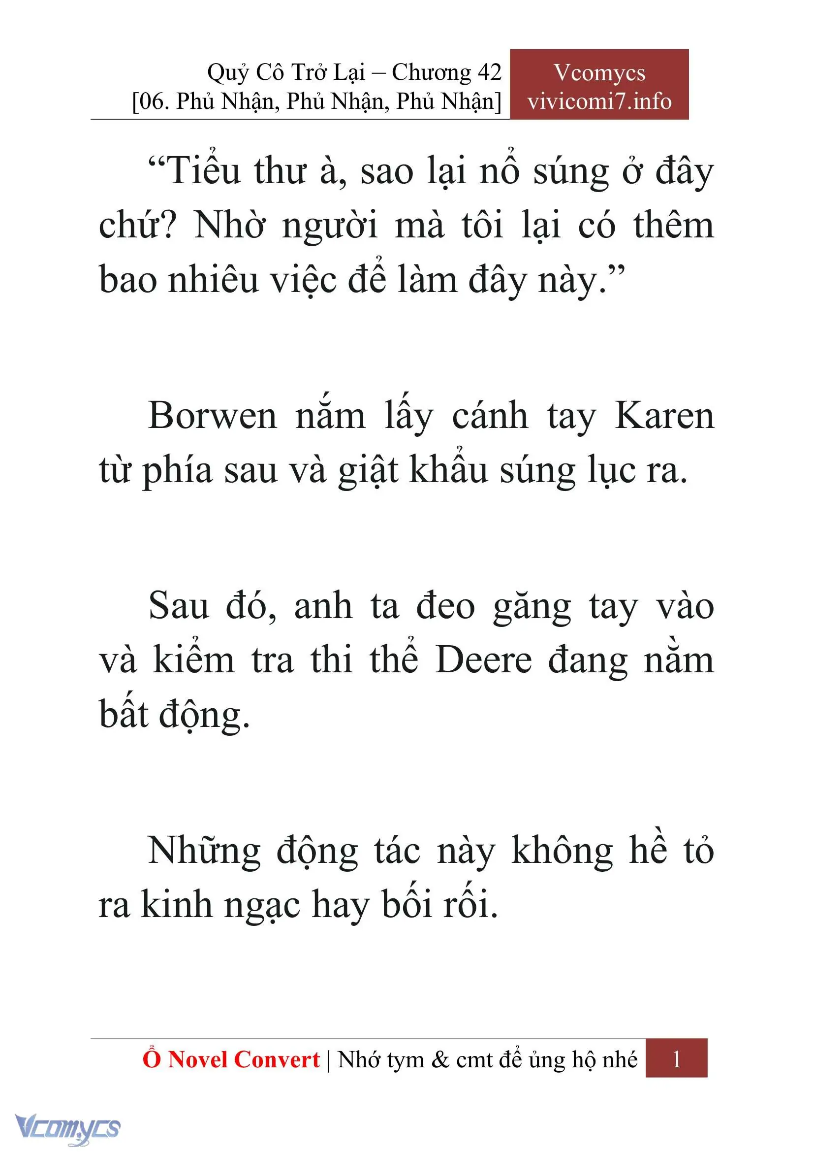 [Novel] Quý Cô Trở Lại Chapter 42 - Trang 4