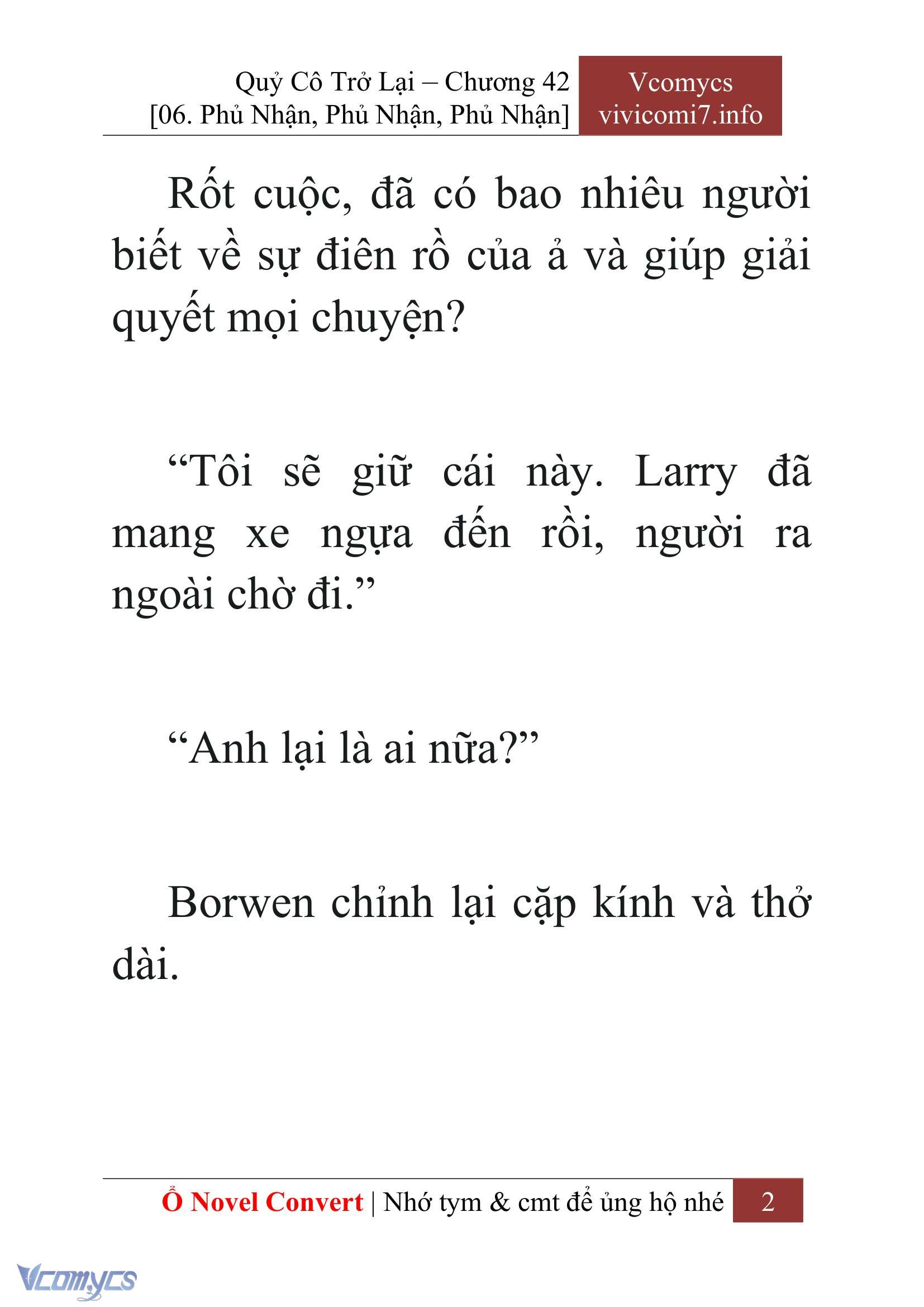 [Novel] Quý Cô Trở Lại Chapter 42 - Trang 5