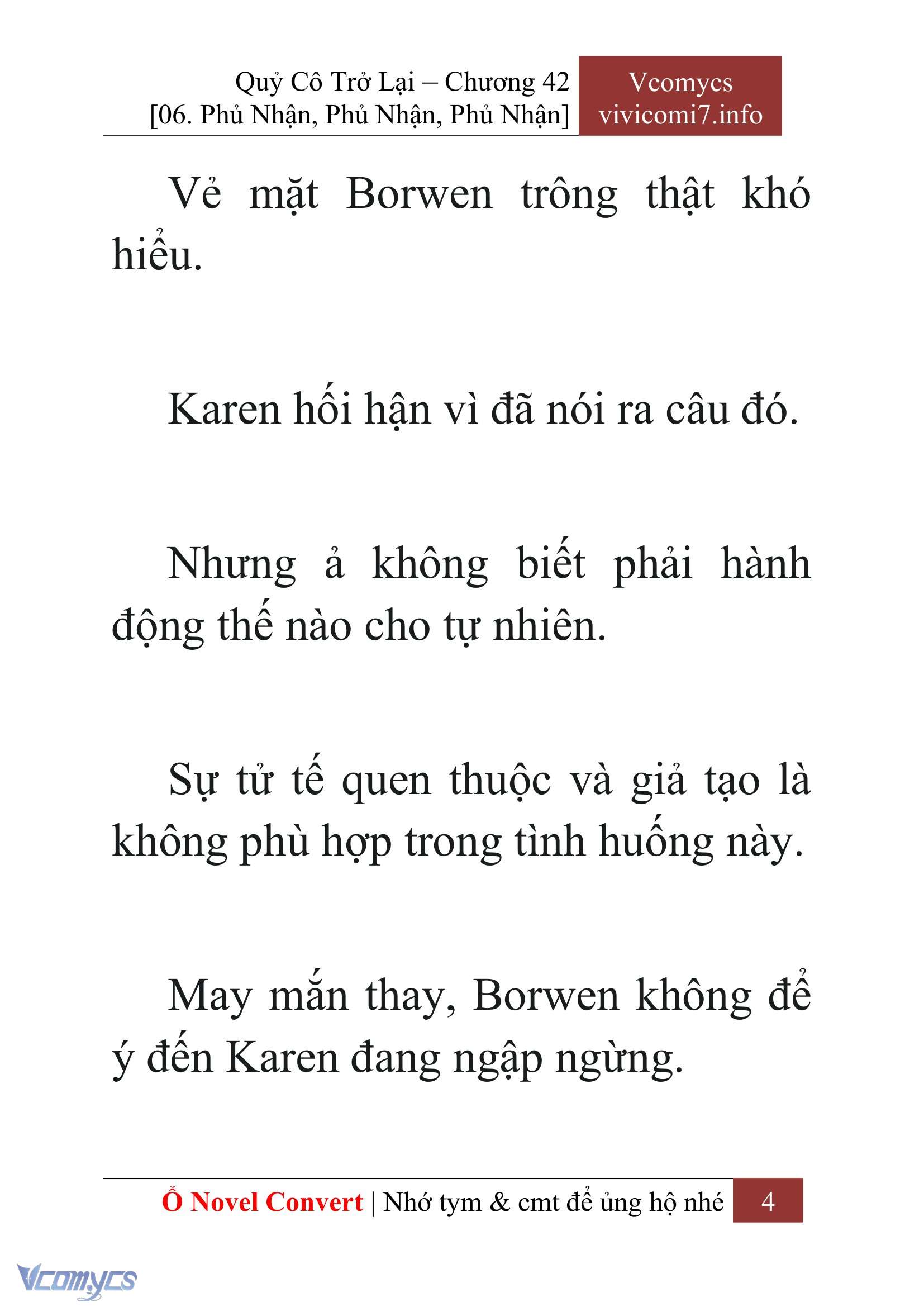 [Novel] Quý Cô Trở Lại Chapter 42 - Trang 7