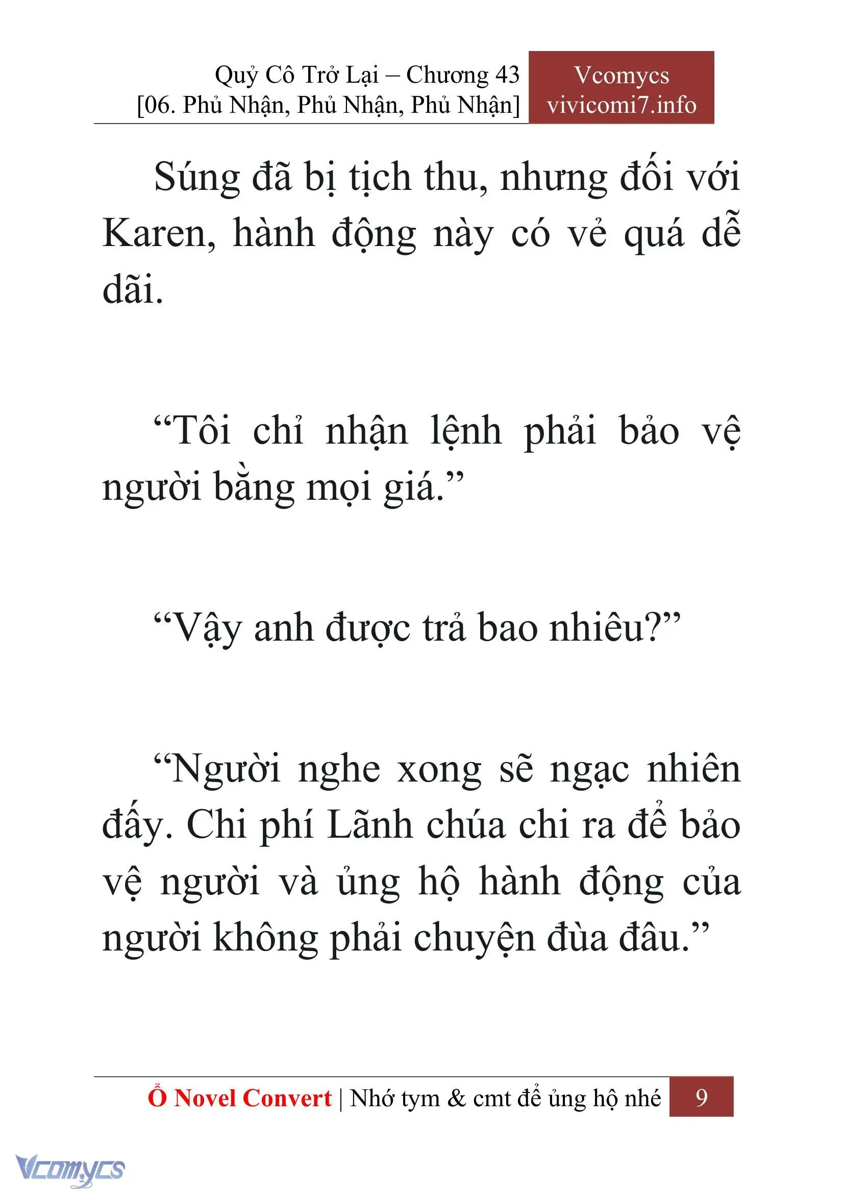 [Novel] Quý Cô Trở Lại Chapter 43 - Trang 12