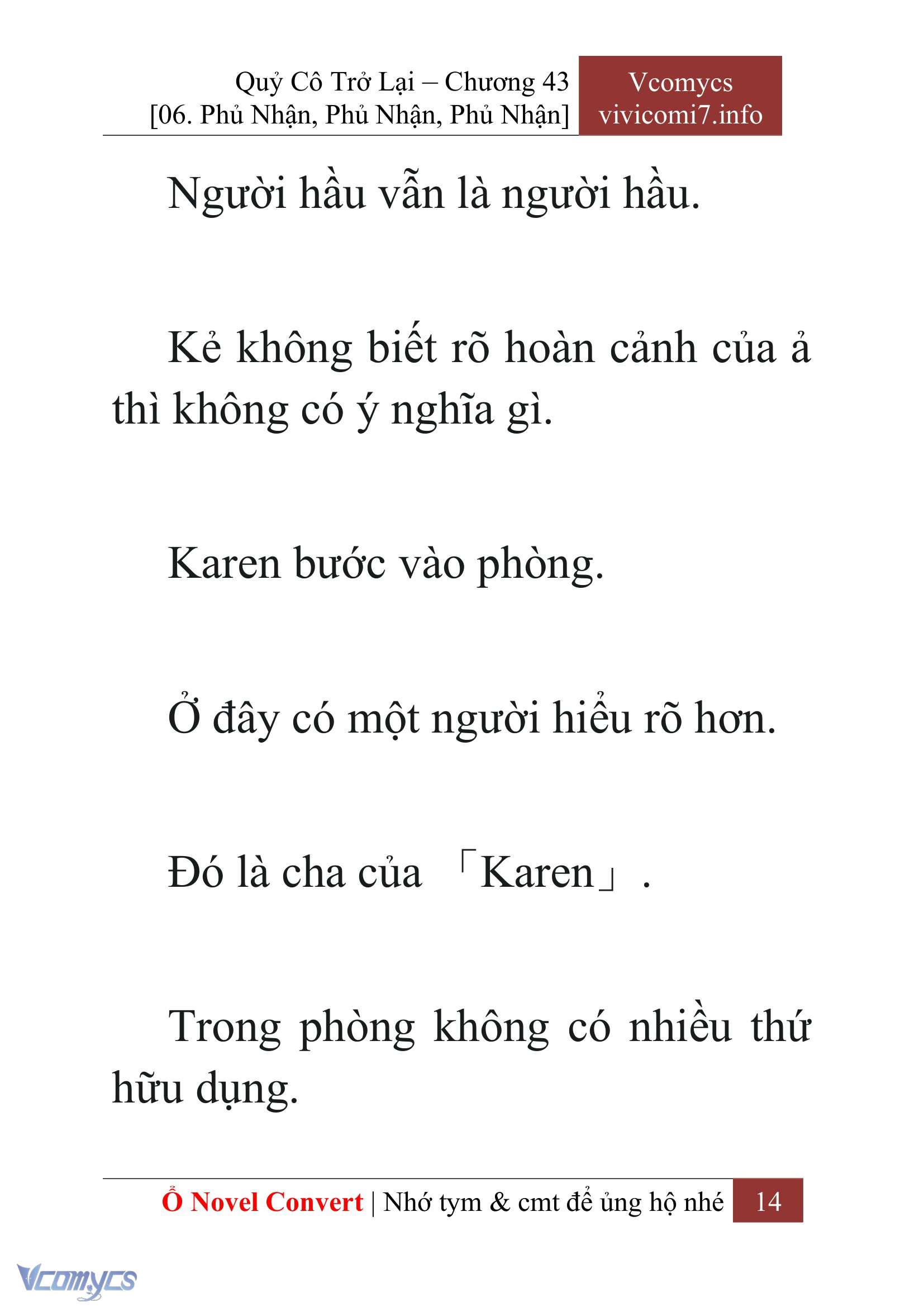 [Novel] Quý Cô Trở Lại Chapter 43 - Trang 17