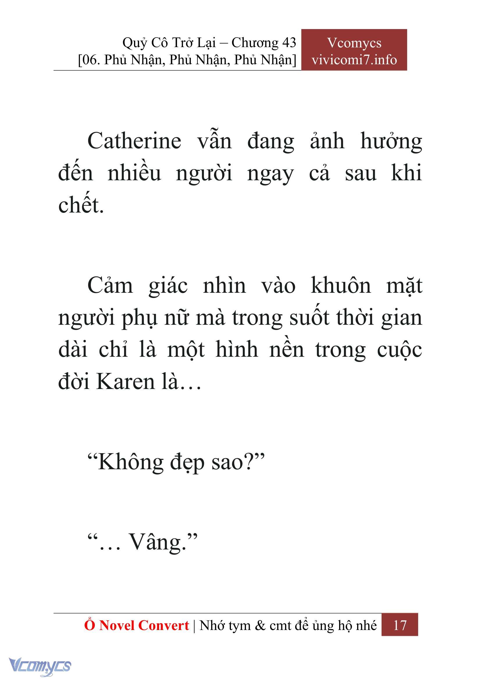 [Novel] Quý Cô Trở Lại Chapter 43 - Trang 20
