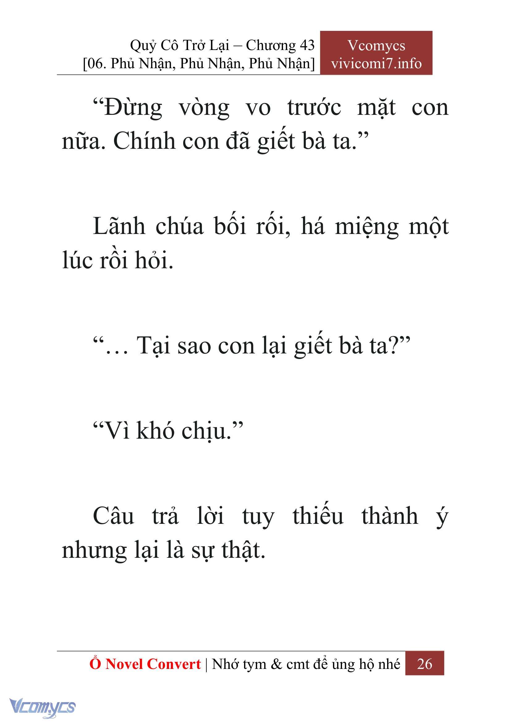 [Novel] Quý Cô Trở Lại Chapter 43 - Trang 29