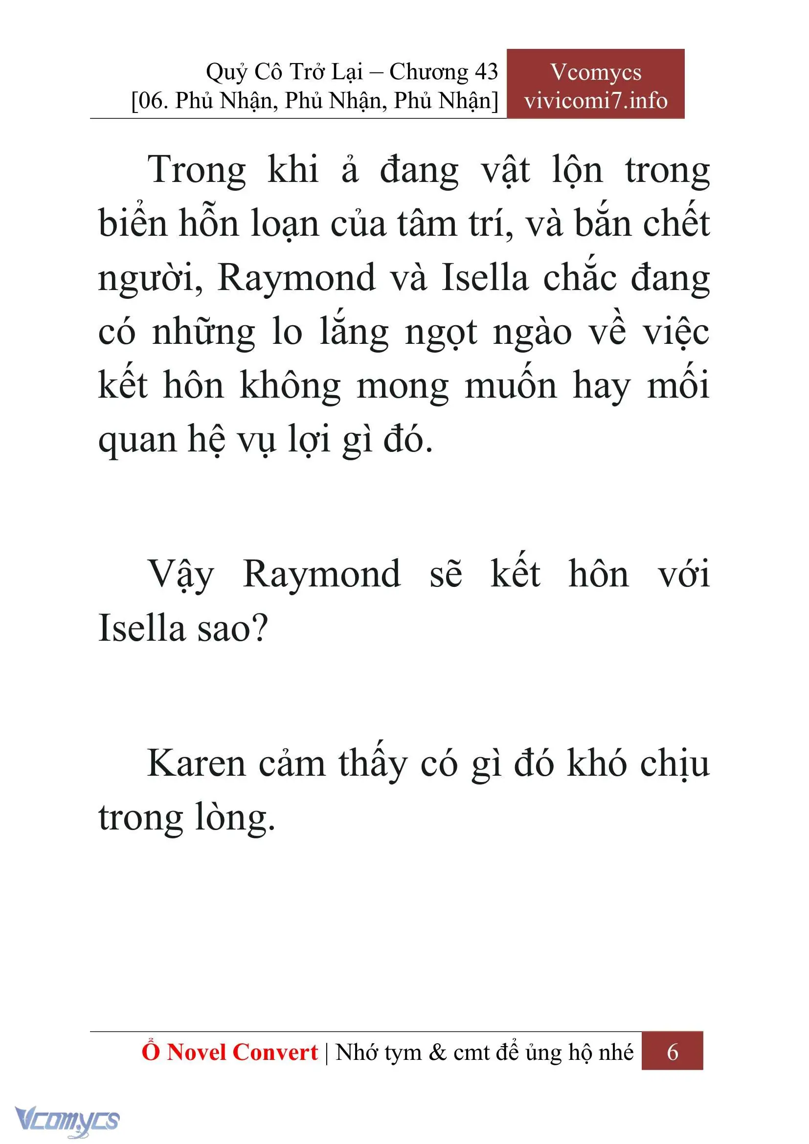 [Novel] Quý Cô Trở Lại Chapter 43 - Trang 9