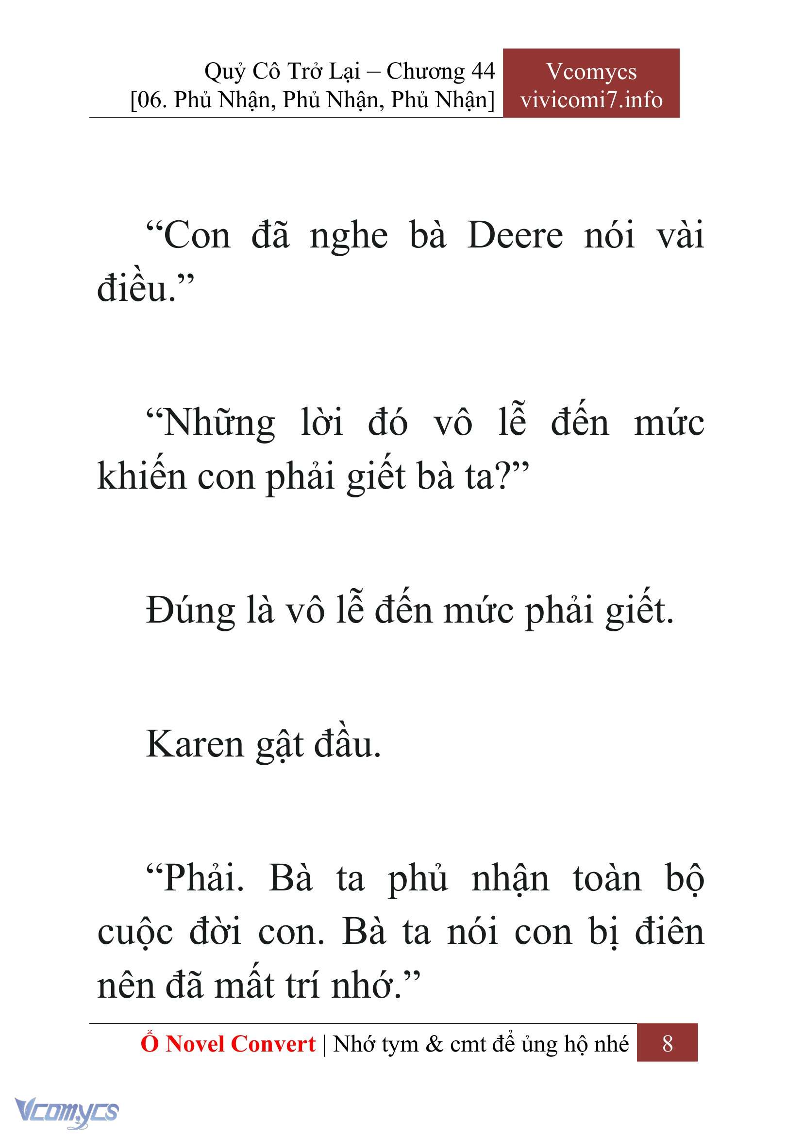 [Novel] Quý Cô Trở Lại Chapter 44 - Trang 11