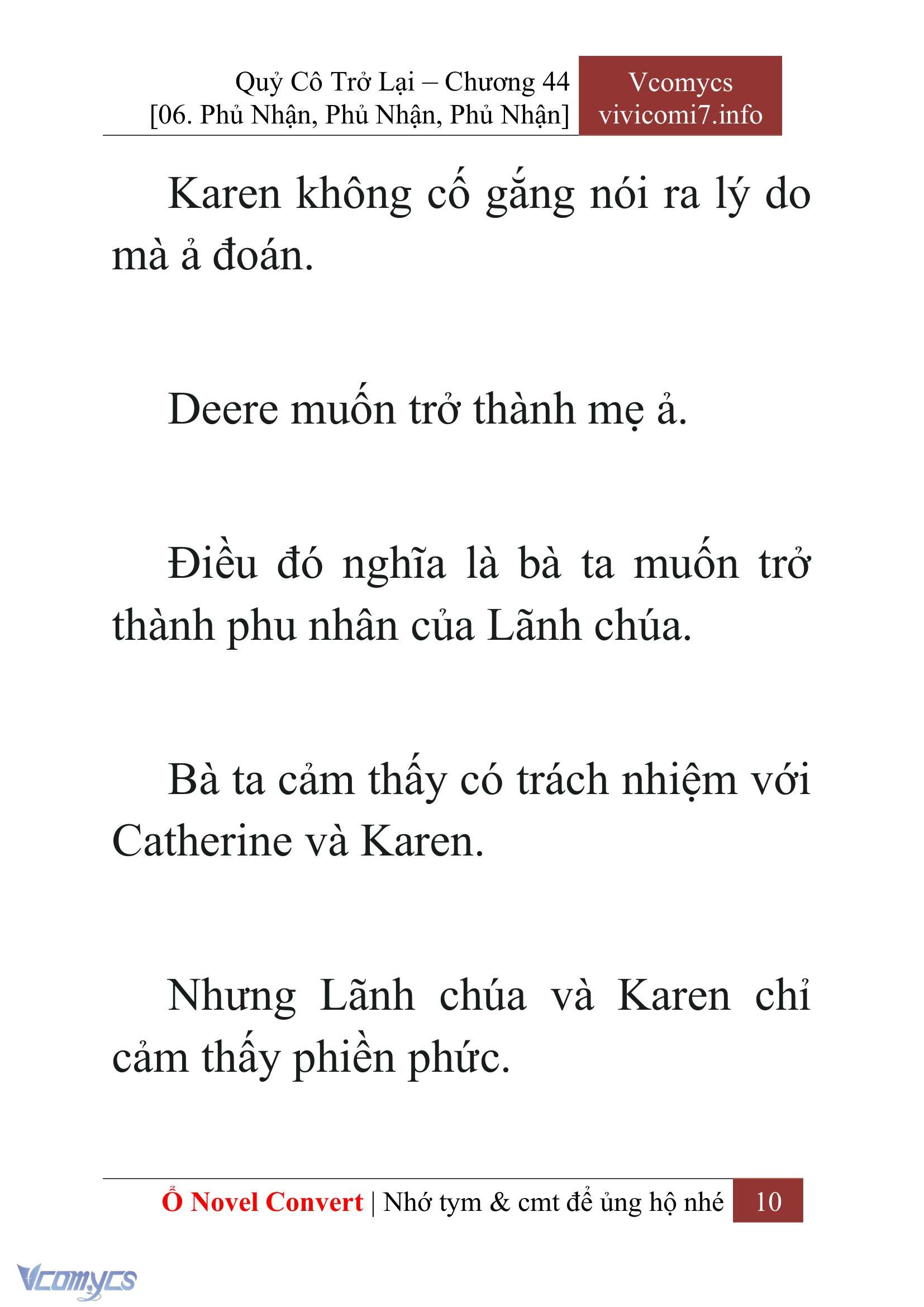 [Novel] Quý Cô Trở Lại Chapter 44 - Trang 13