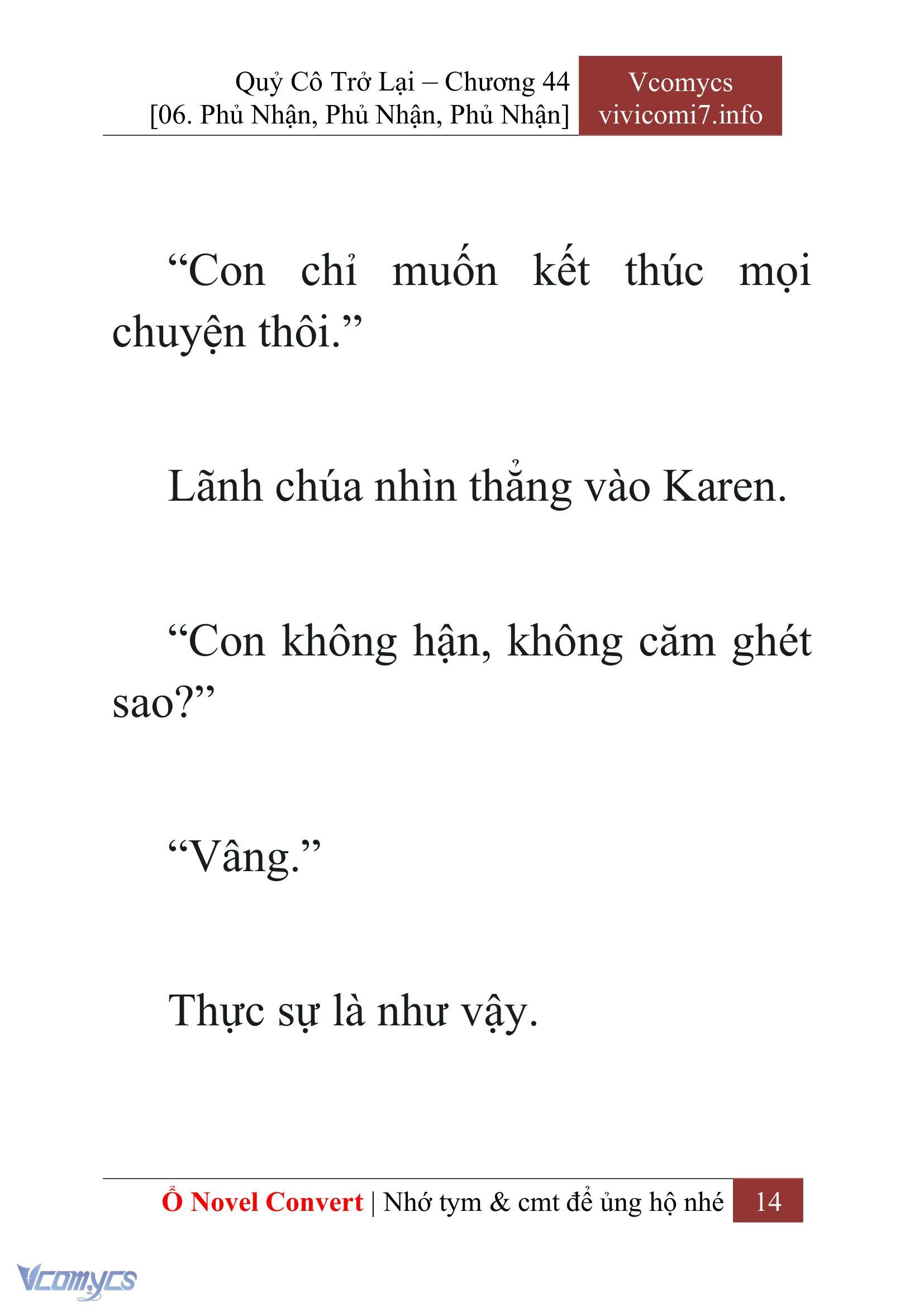 [Novel] Quý Cô Trở Lại Chapter 44 - Trang 17
