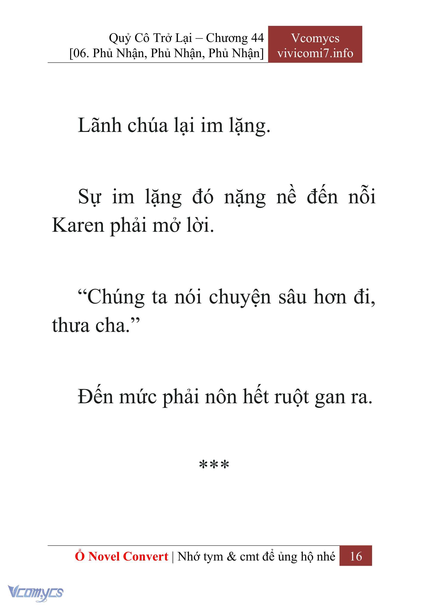 [Novel] Quý Cô Trở Lại Chapter 44 - Trang 19
