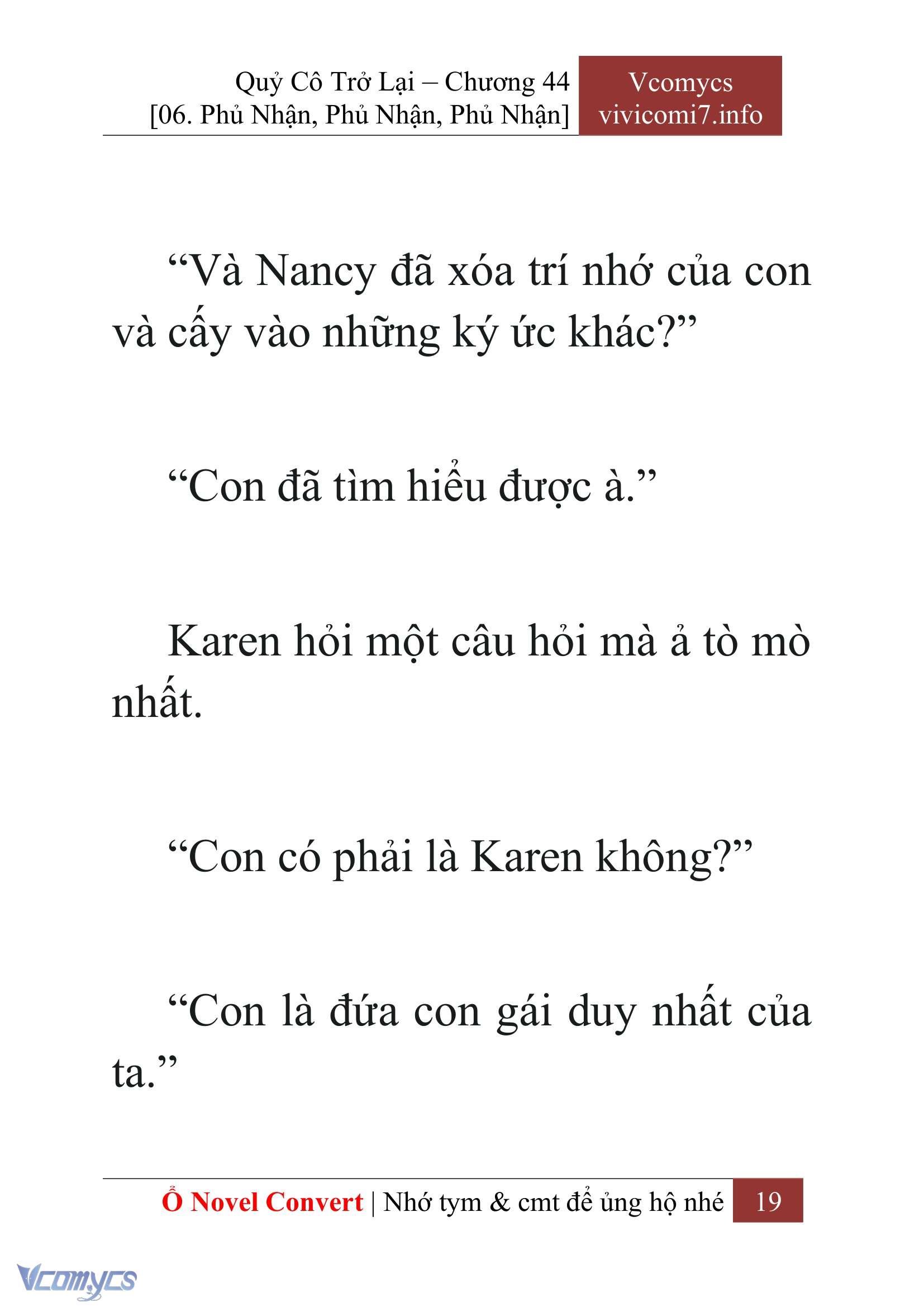 [Novel] Quý Cô Trở Lại Chapter 44 - Trang 22