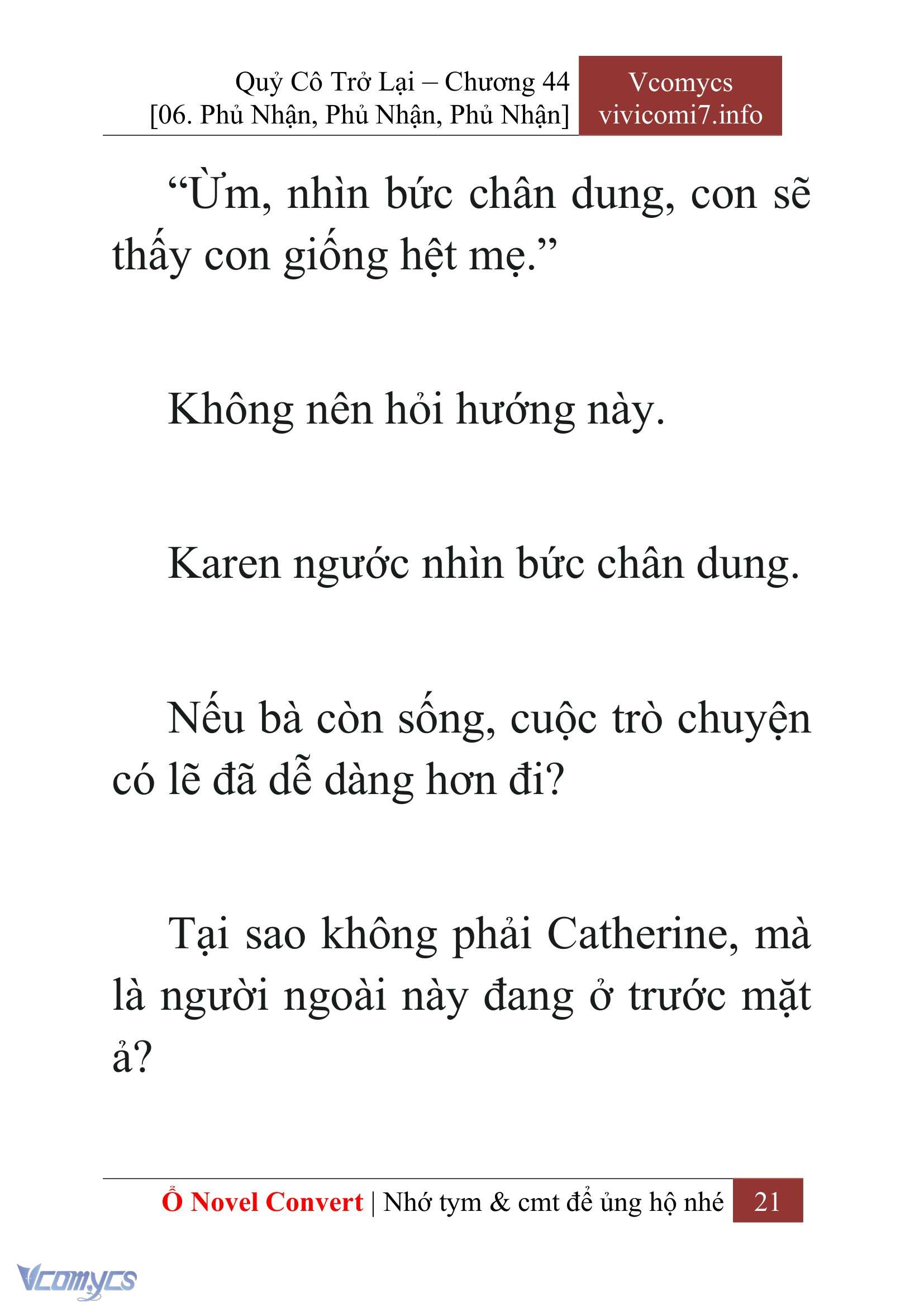 [Novel] Quý Cô Trở Lại Chapter 44 - Trang 24