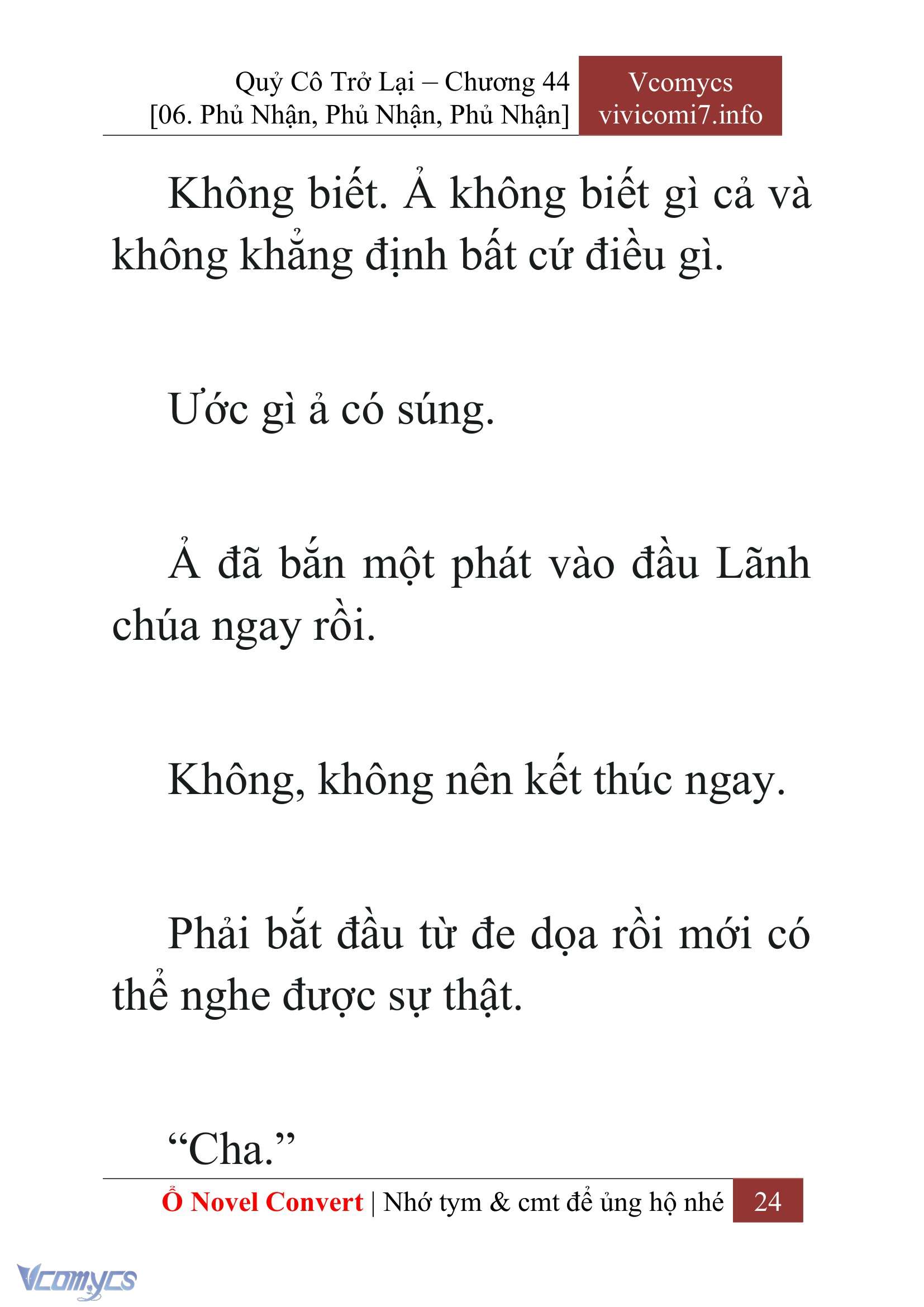 [Novel] Quý Cô Trở Lại Chapter 44 - Trang 27