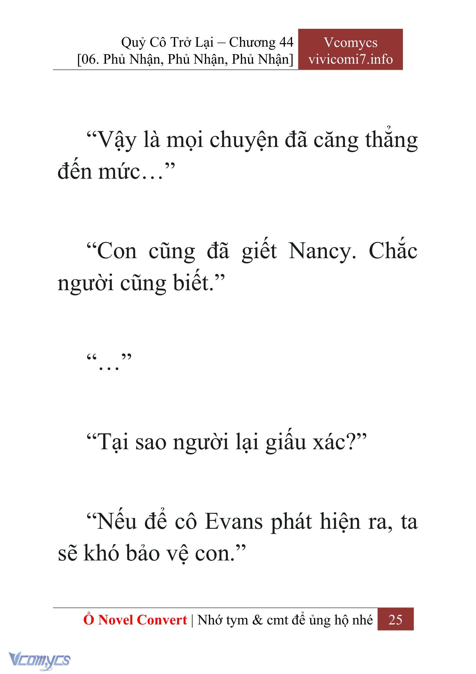 [Novel] Quý Cô Trở Lại Chapter 44 - Trang 28