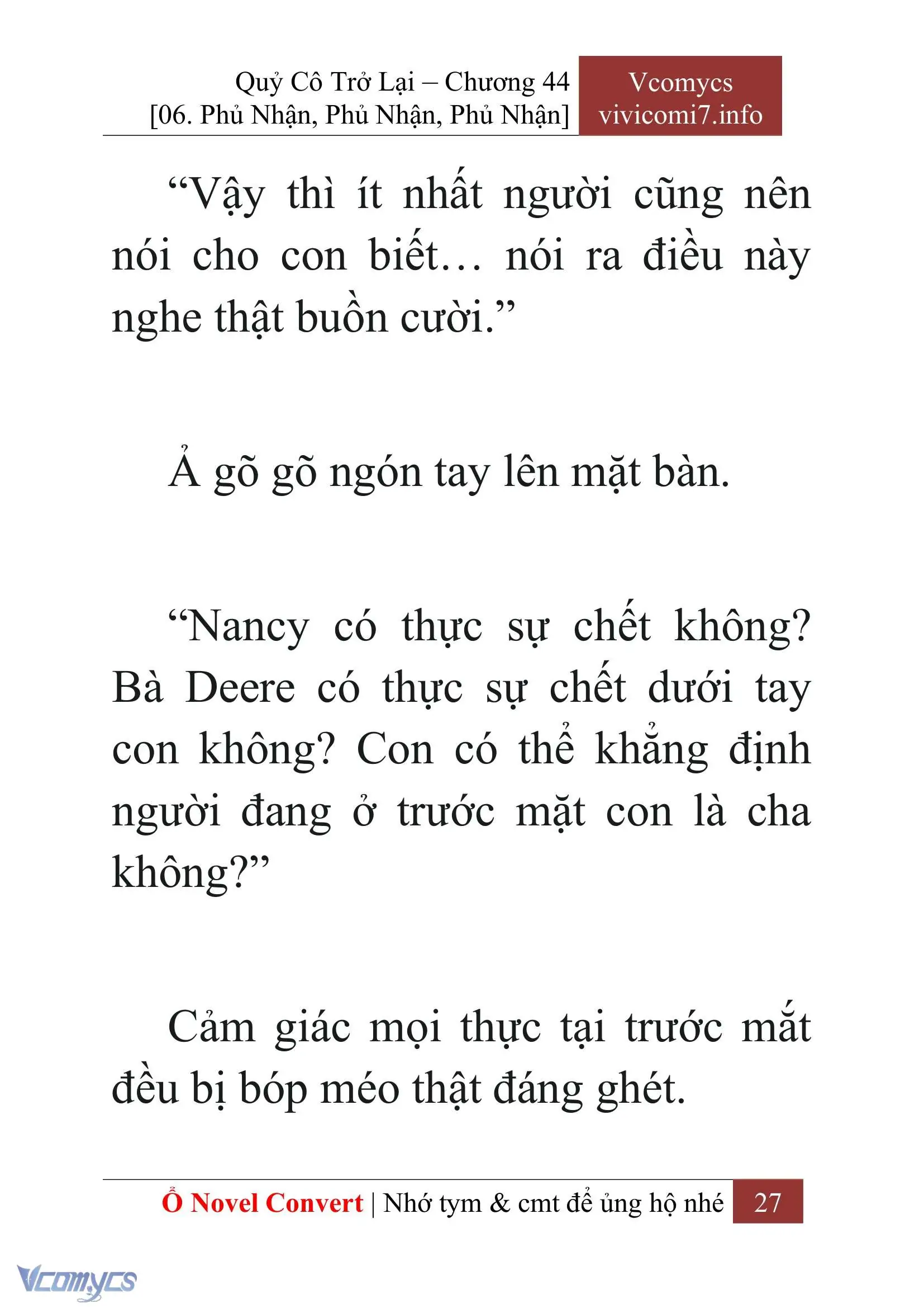 [Novel] Quý Cô Trở Lại Chapter 44 - Trang 30