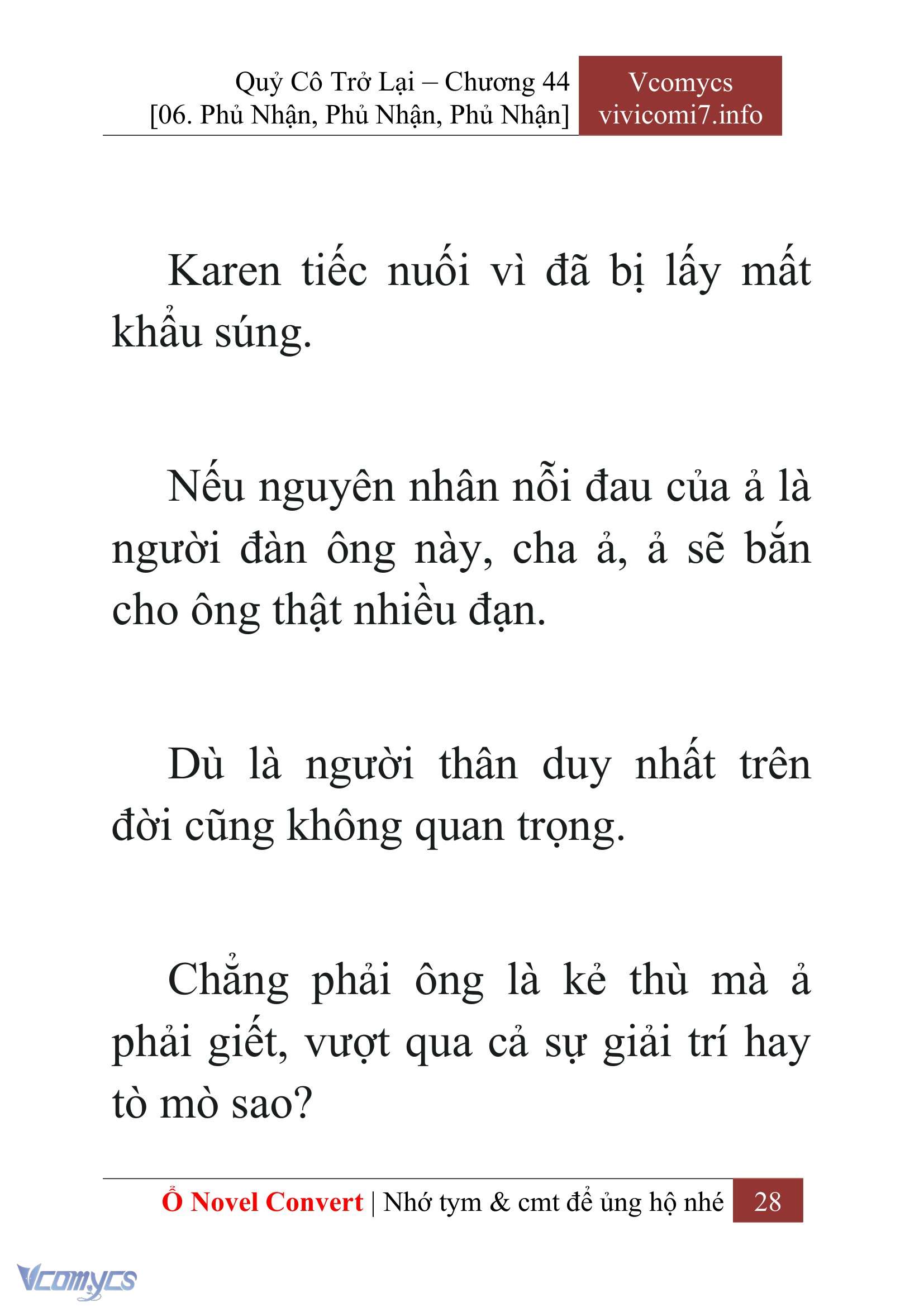 [Novel] Quý Cô Trở Lại Chapter 44 - Trang 31
