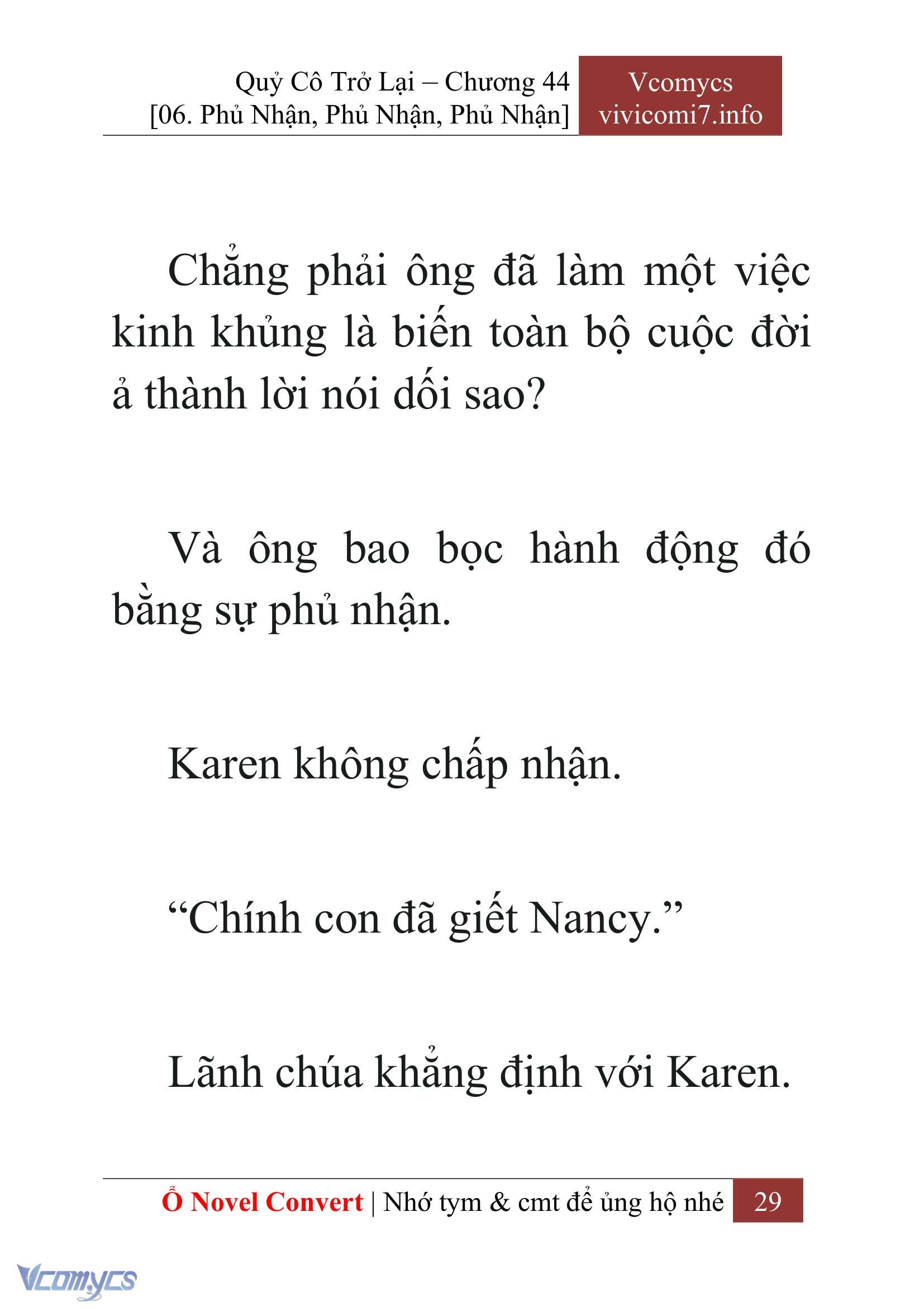 [Novel] Quý Cô Trở Lại Chapter 44 - Trang 32