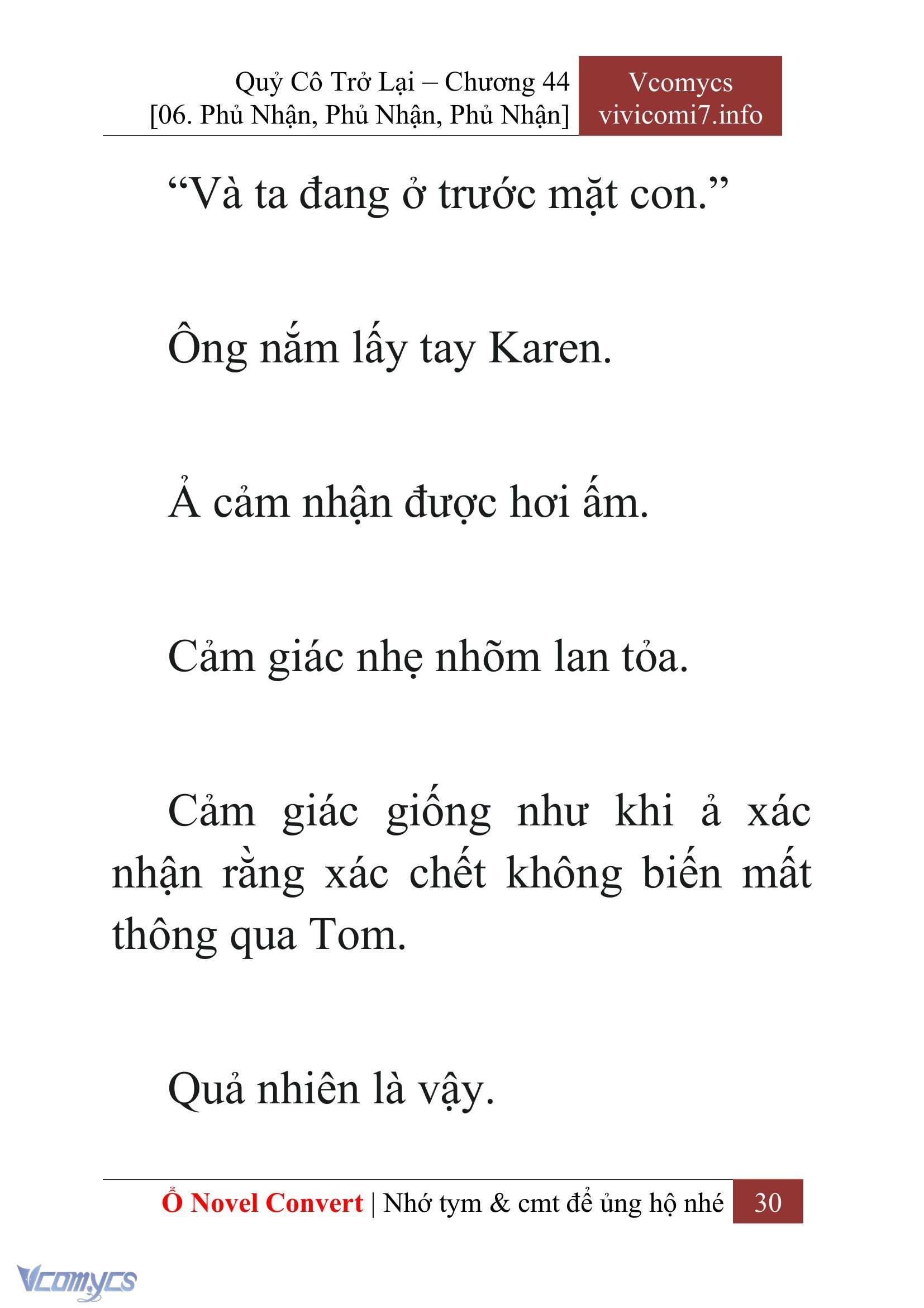 [Novel] Quý Cô Trở Lại Chapter 44 - Trang 33