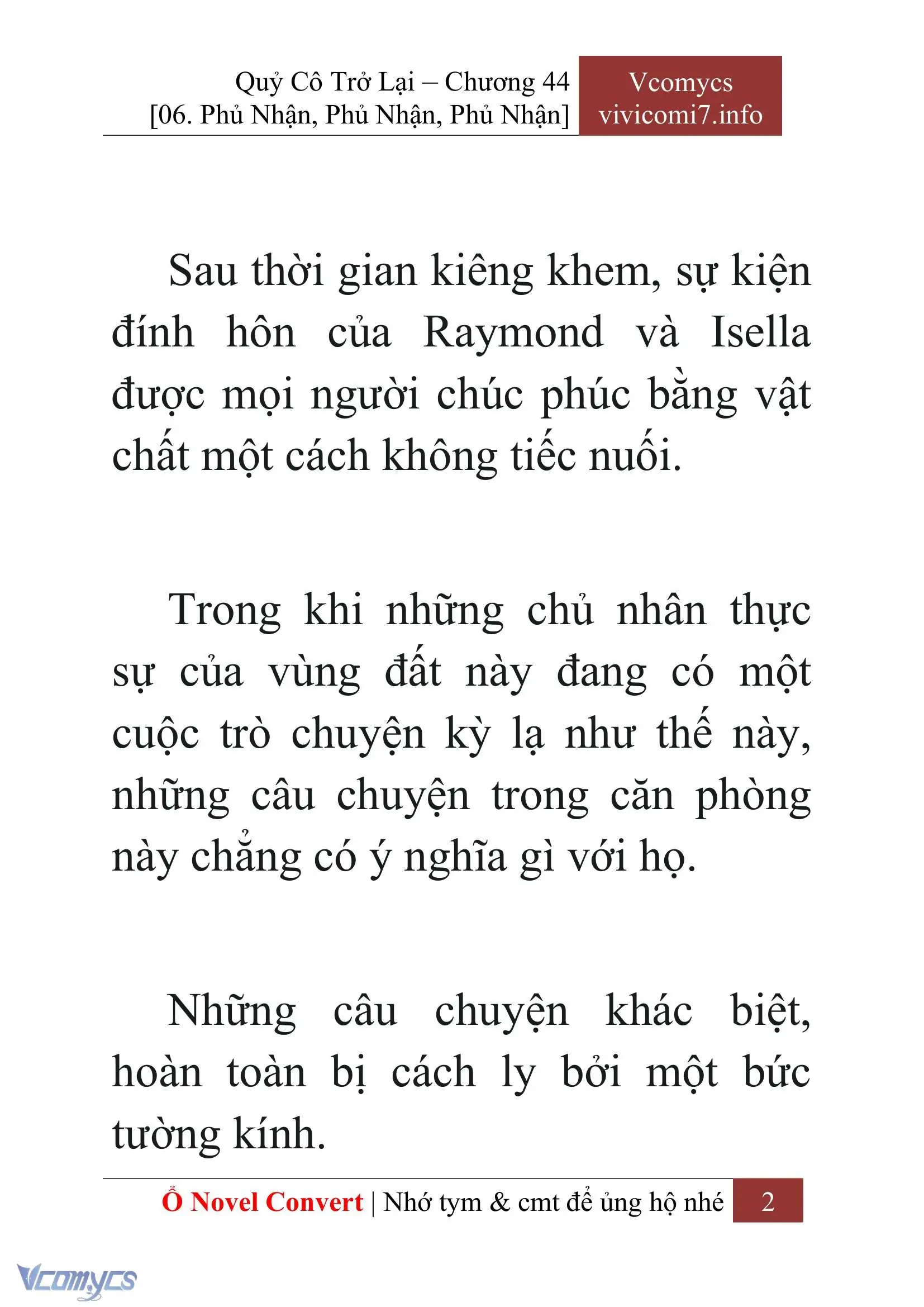 [Novel] Quý Cô Trở Lại Chapter 44 - Trang 5