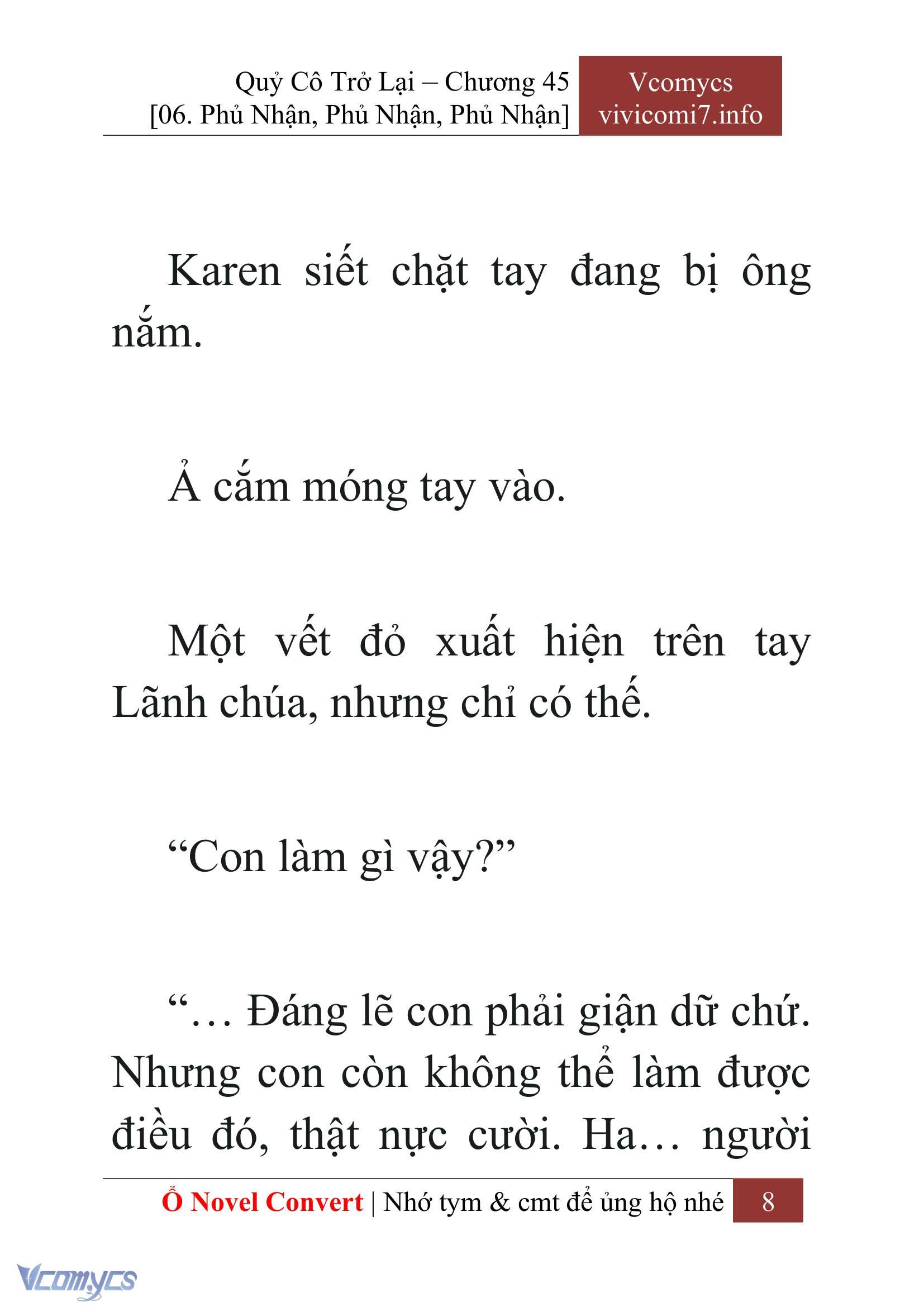 [Novel] Quý Cô Trở Lại Chapter 45 - Trang 11