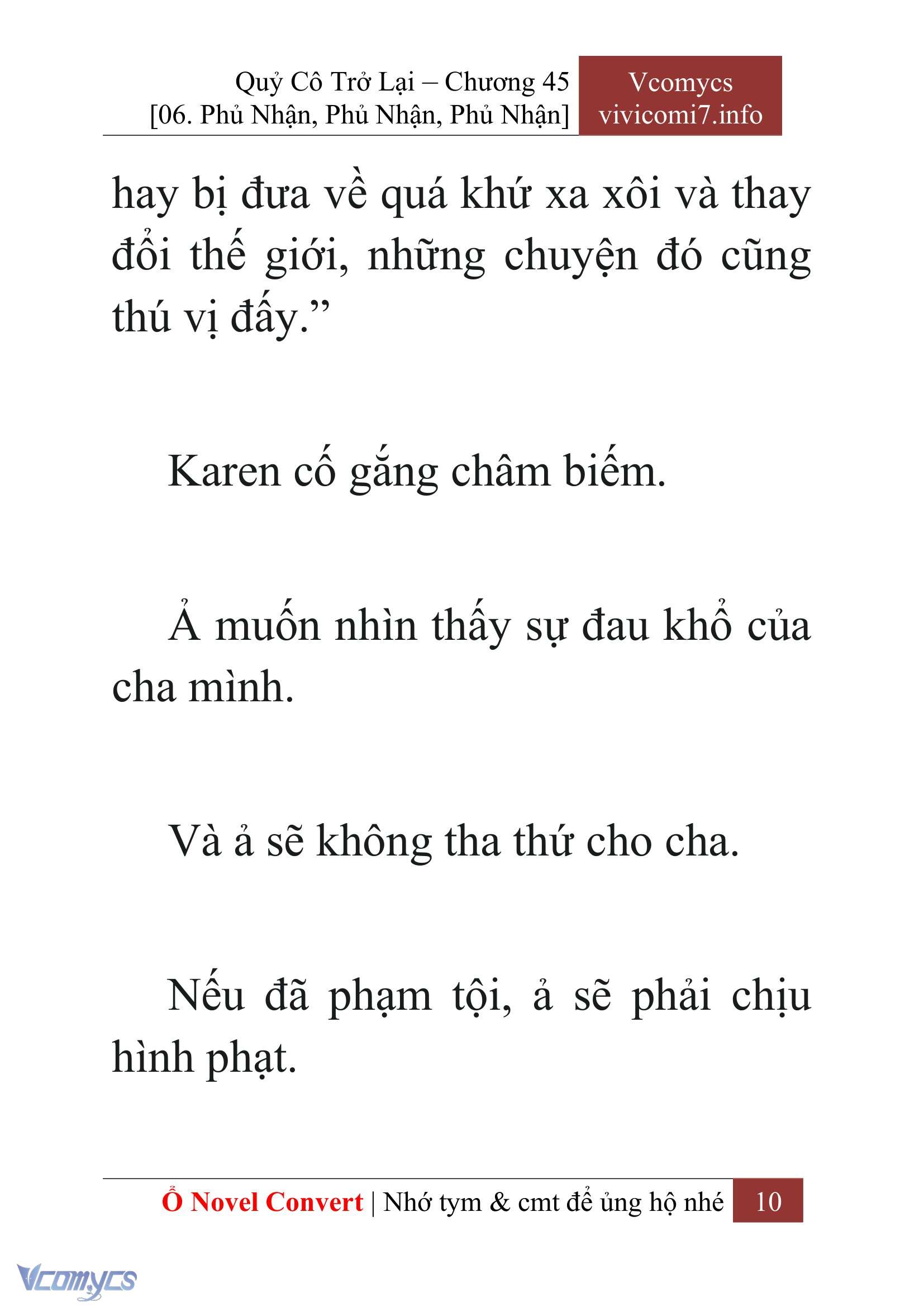 [Novel] Quý Cô Trở Lại Chapter 45 - Trang 13