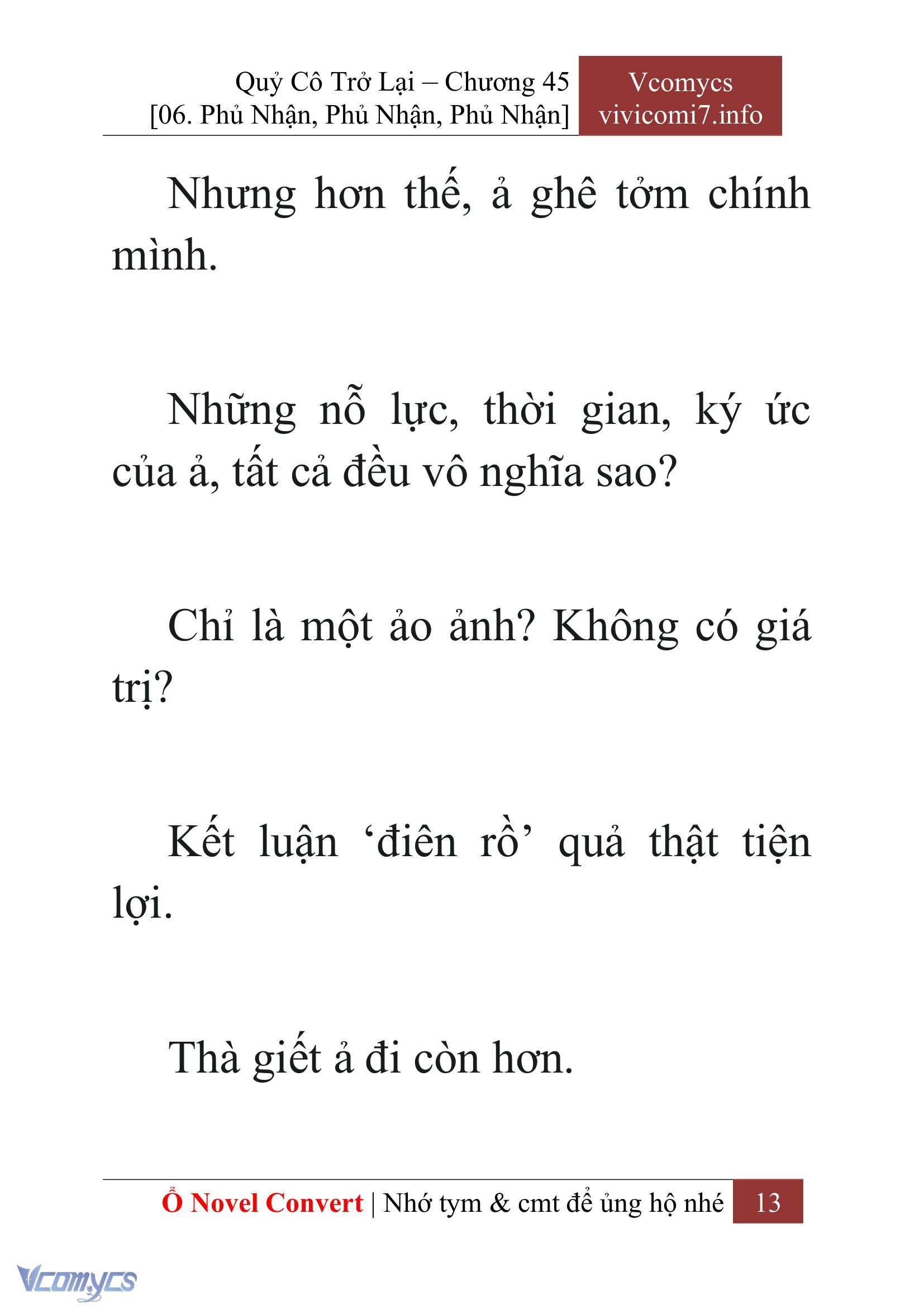 [Novel] Quý Cô Trở Lại Chapter 45 - Trang 16