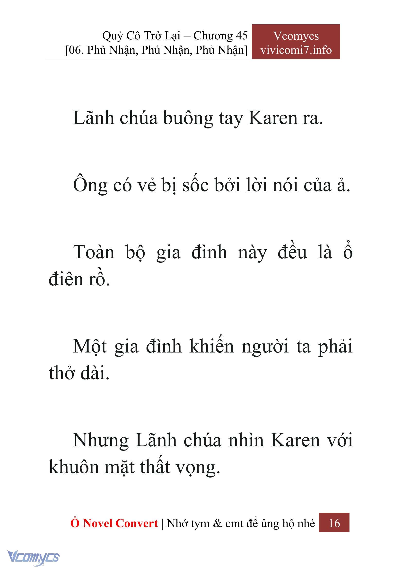 [Novel] Quý Cô Trở Lại Chapter 45 - Trang 19