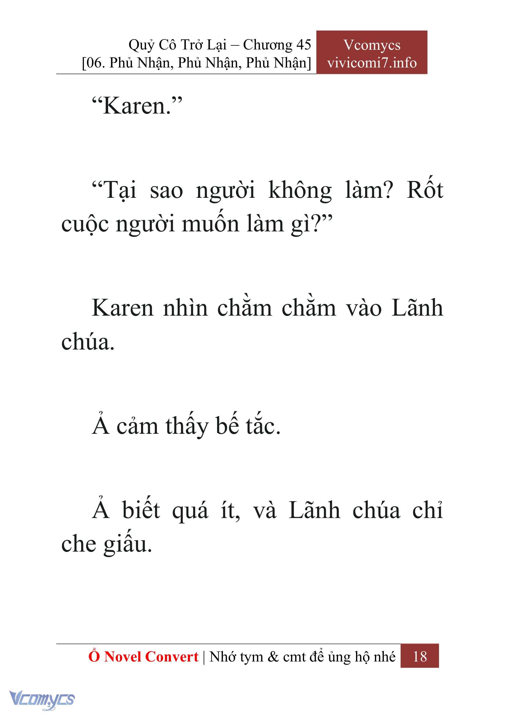 [Novel] Quý Cô Trở Lại Chapter 45 - Trang 21