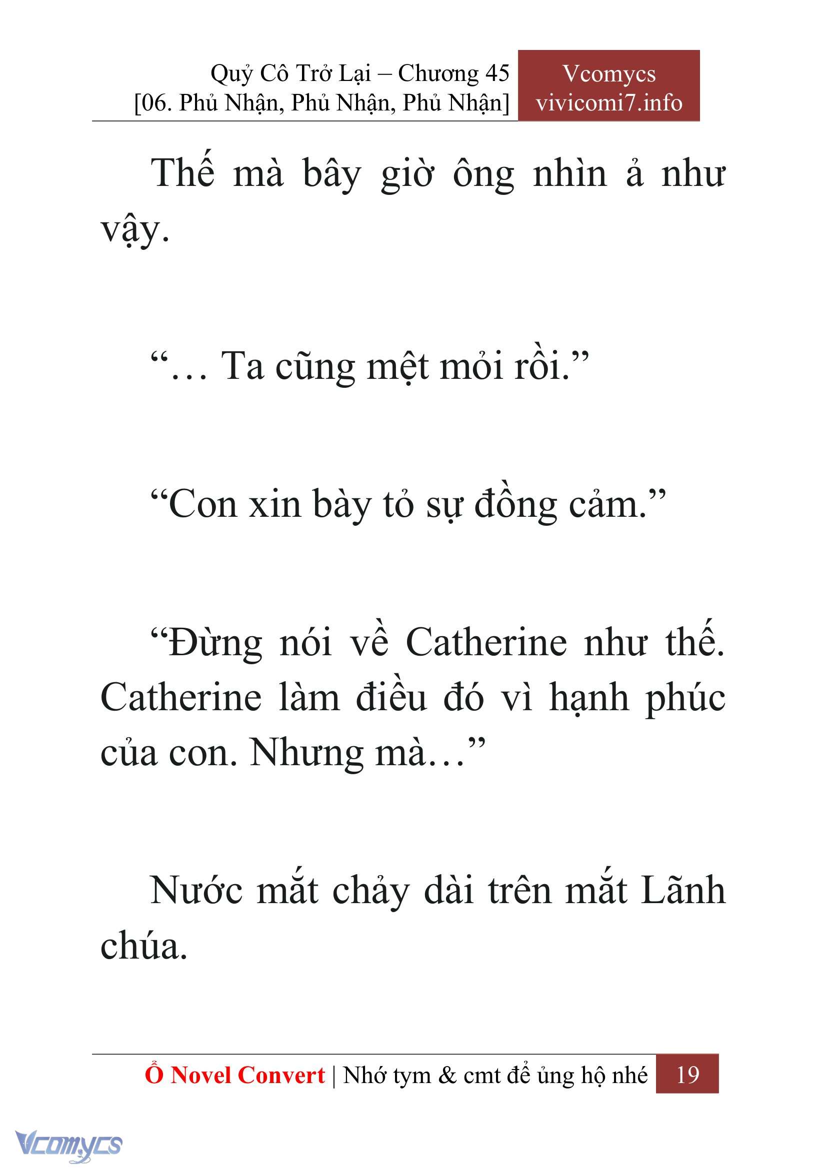 [Novel] Quý Cô Trở Lại Chapter 45 - Trang 22