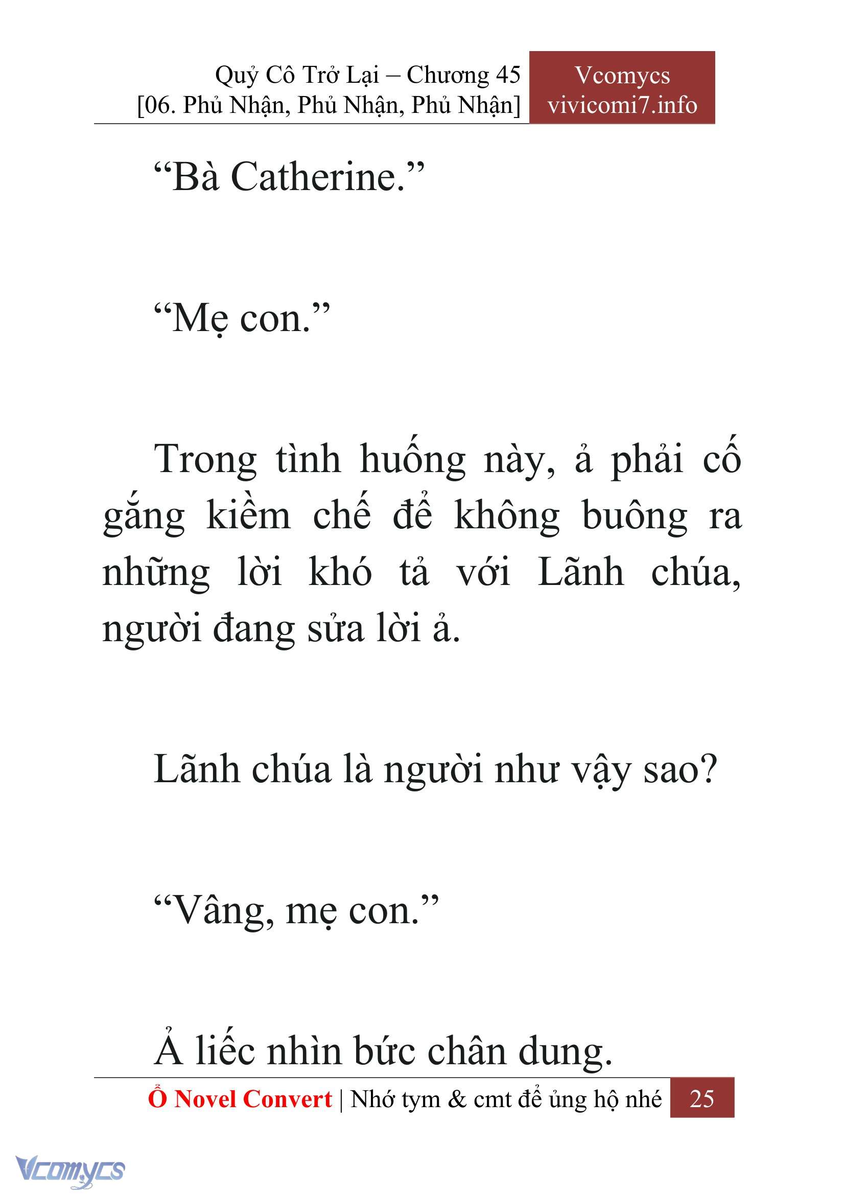 [Novel] Quý Cô Trở Lại Chapter 45 - Trang 28