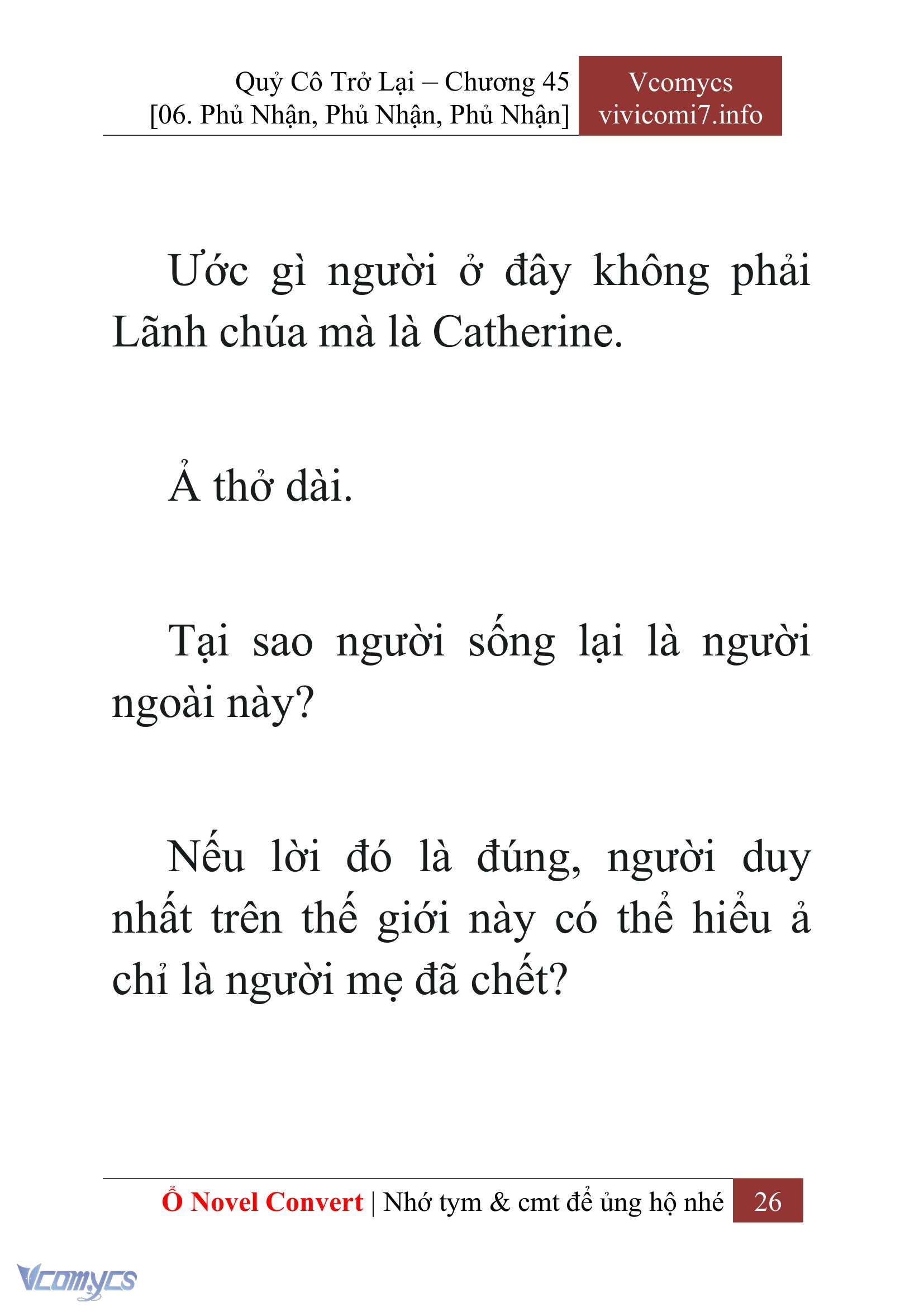 [Novel] Quý Cô Trở Lại Chapter 45 - Trang 29