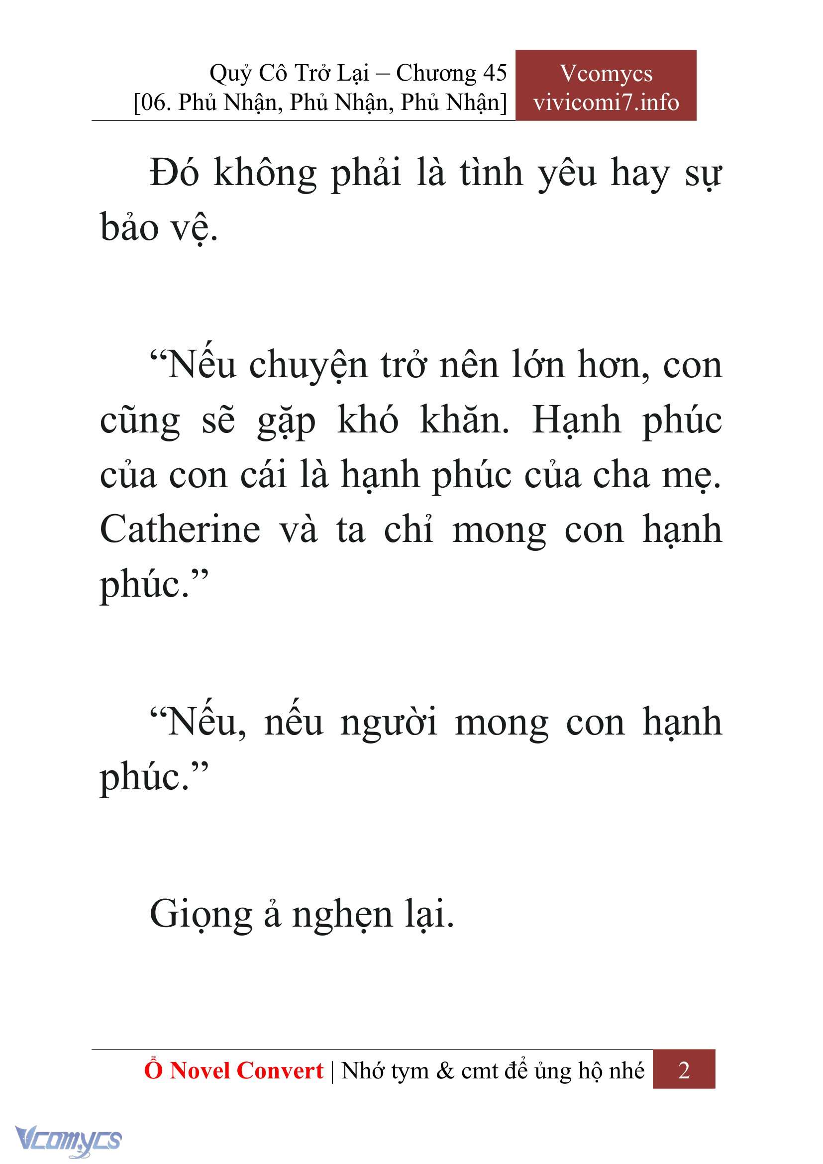 [Novel] Quý Cô Trở Lại Chapter 45 - Trang 5