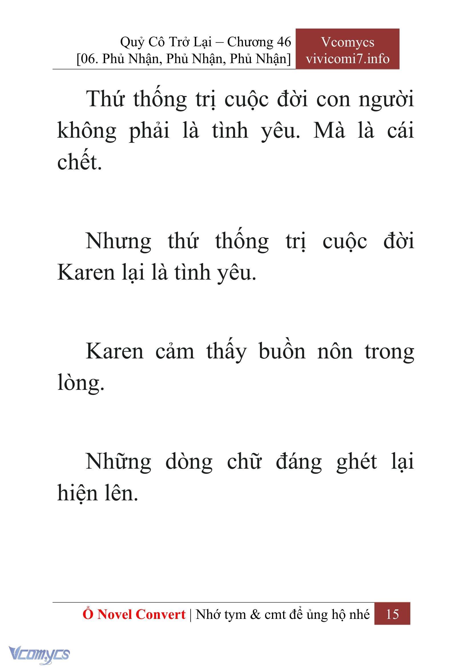 [Novel] Quý Cô Trở Lại Chapter 46 - Trang 18