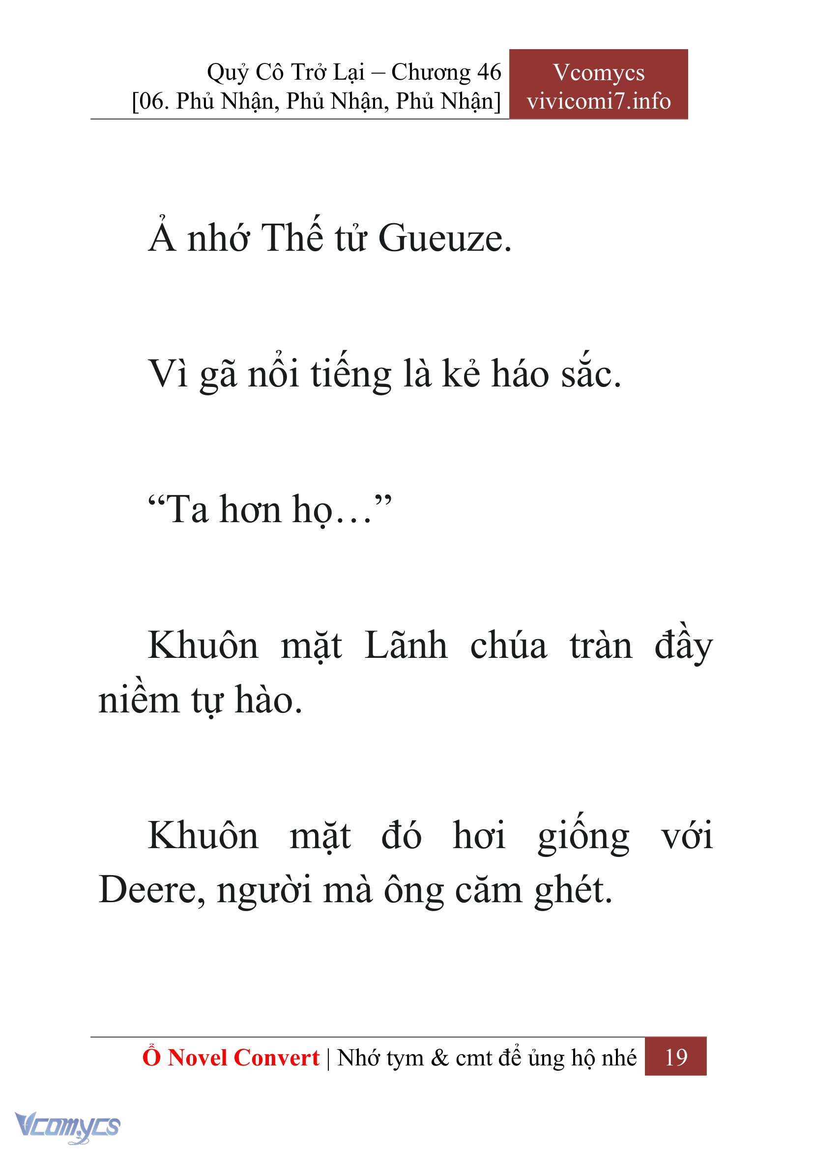 [Novel] Quý Cô Trở Lại Chapter 46 - Trang 22